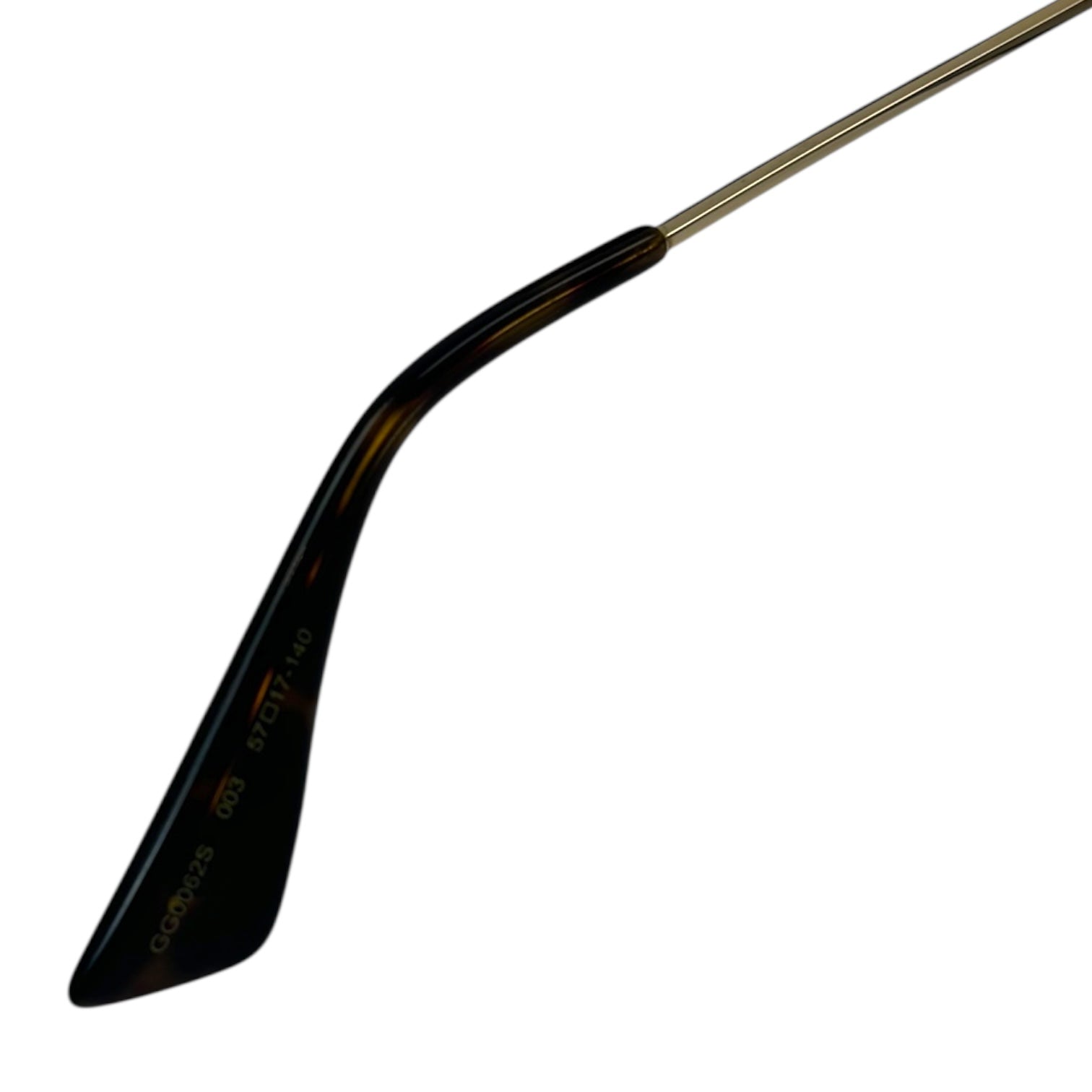 Gucci Striped Pilot Sunglasses Green/Red