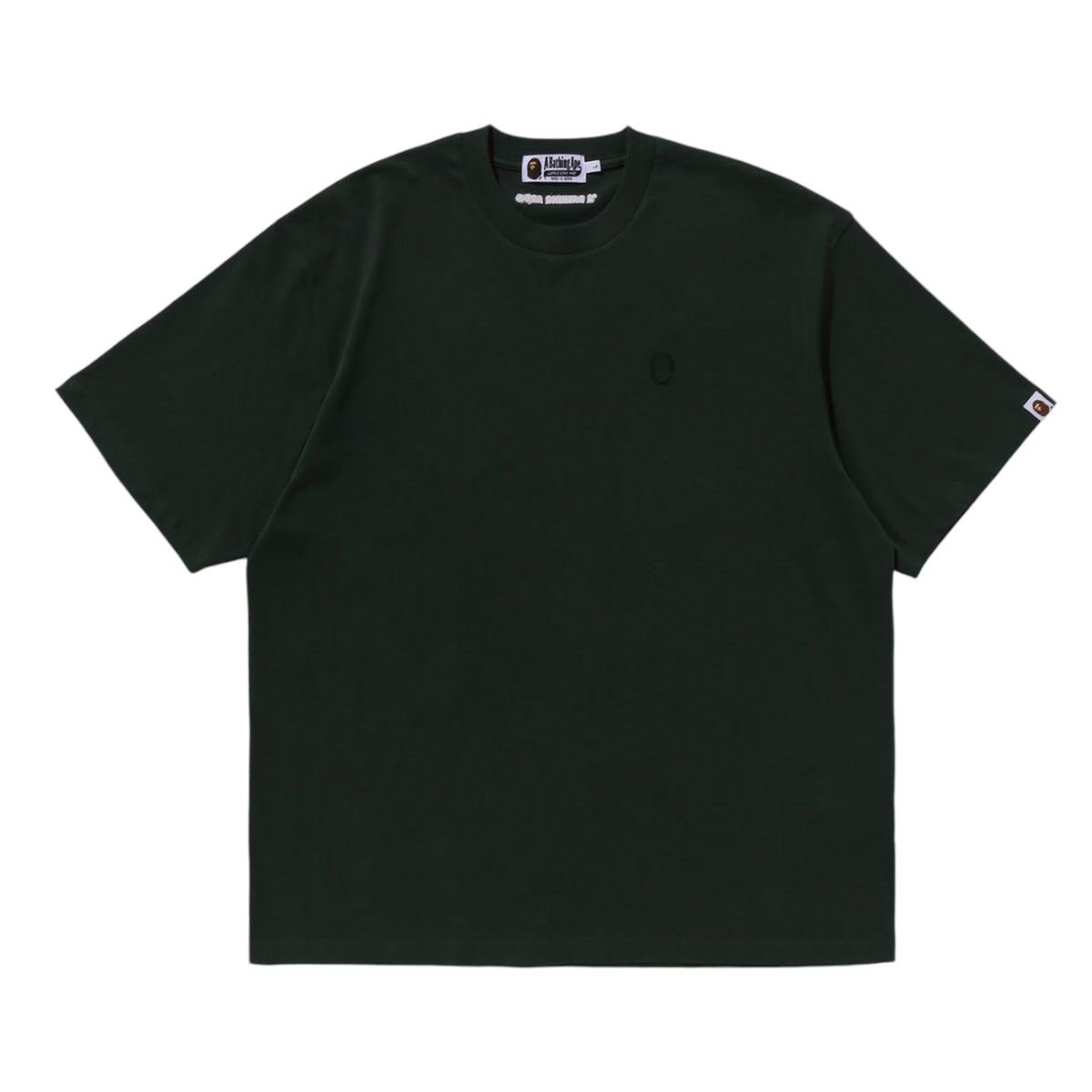 BAPE Ape Head One Point Tonal Tee Black