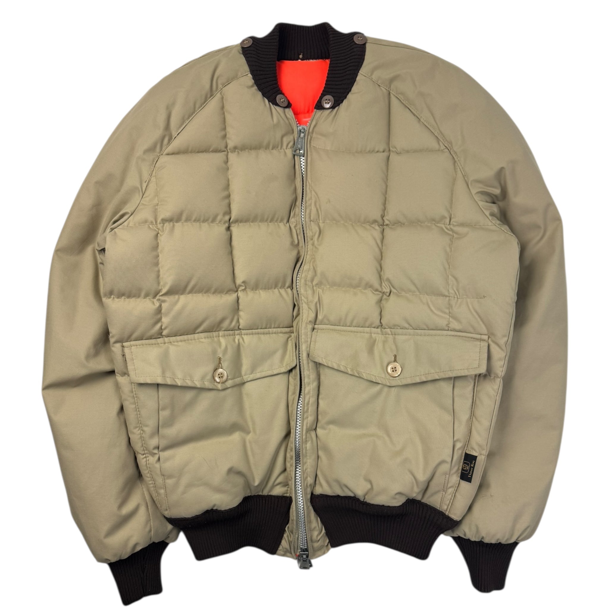 Vintage Thermo King Reversible Hunt Jacket Beige/Orange
