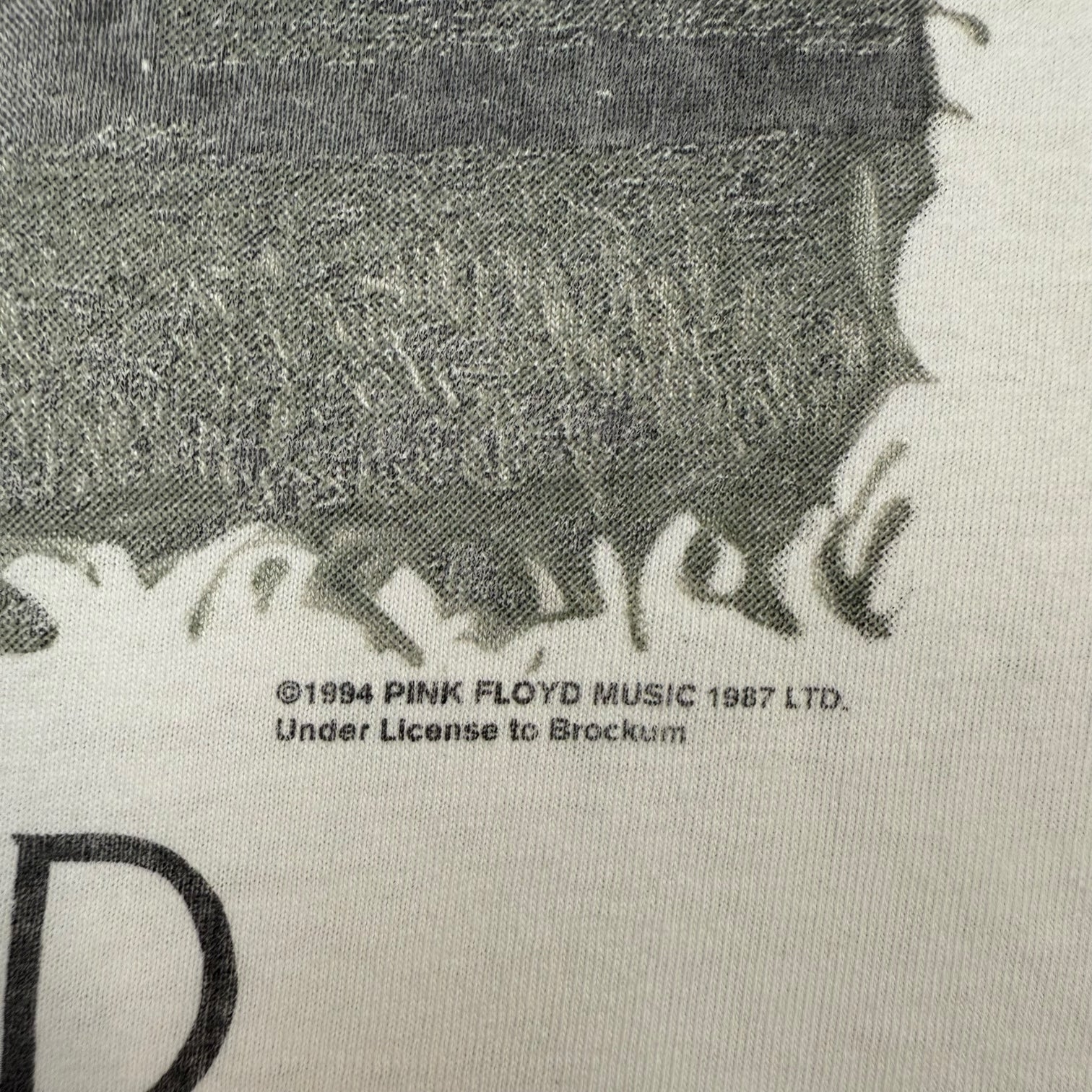 1994 Pink Floyd North American Tour Tee White