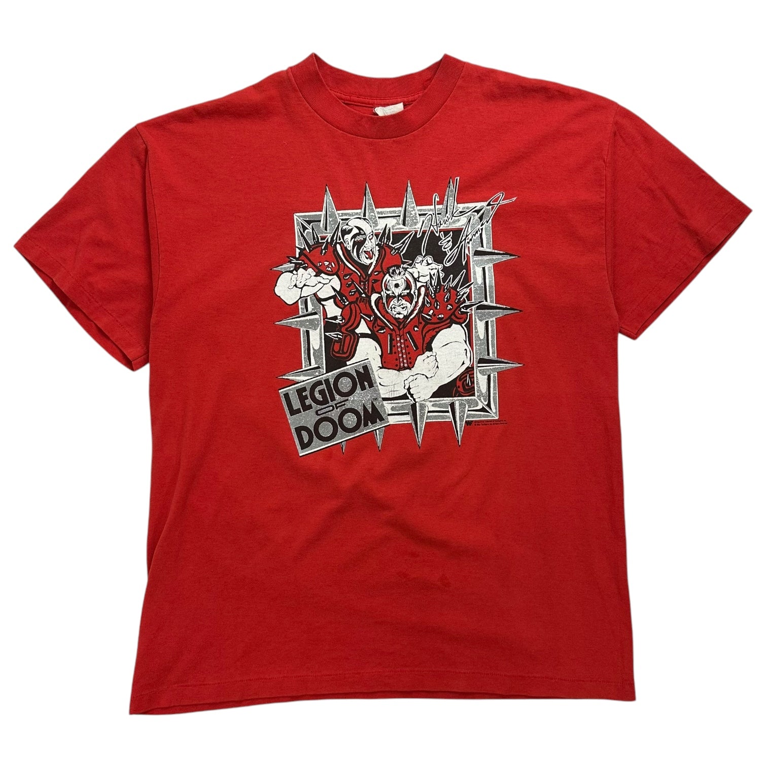 1990 WWF Legion Of Doom Tee Red