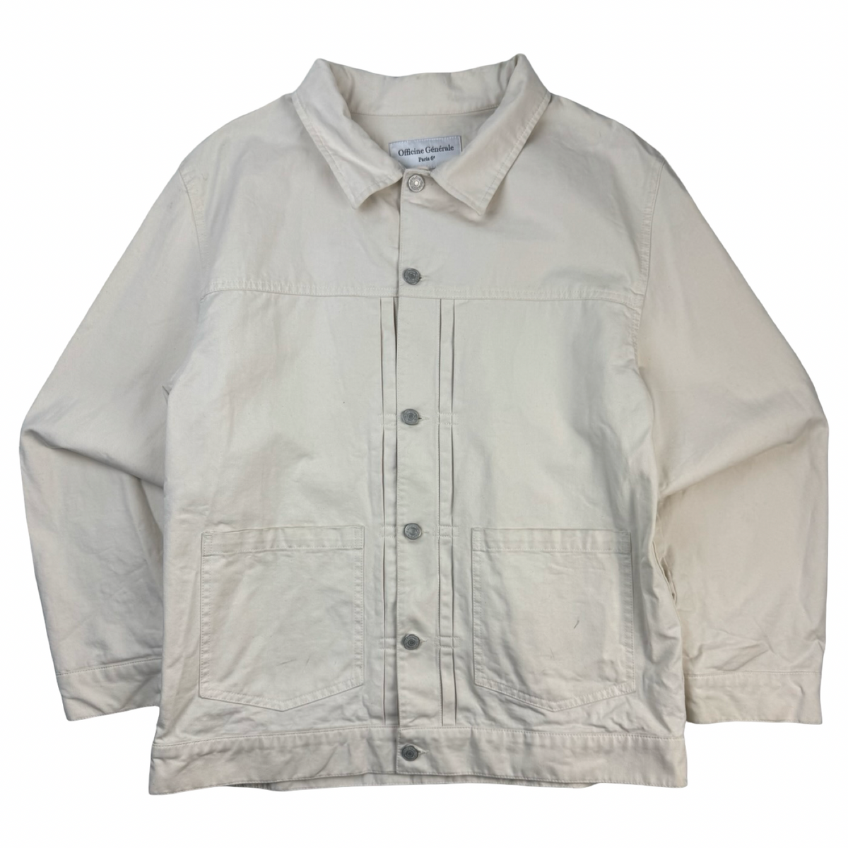 Officine Générale Leo Jacket Cream/White