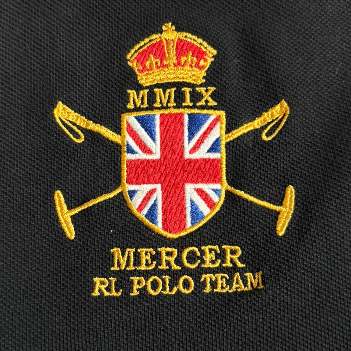 Vintage Polo Ralph Lauren Marcer Rugby #3 Longsleeve Black