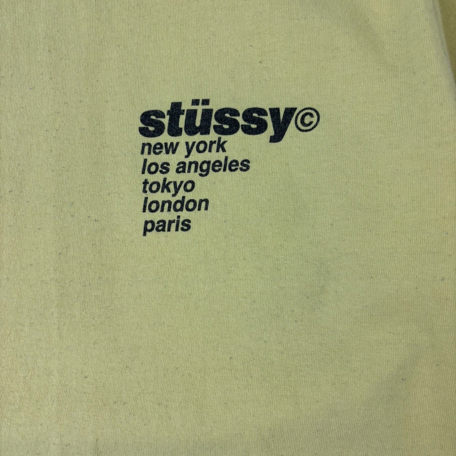 Stussy Strawberry T-Shirt Yellow