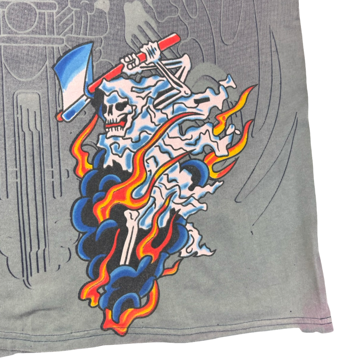 Vintage Y2K Ed Hardy Live to Ride Dead or Alive Rhinestone T-Shirt