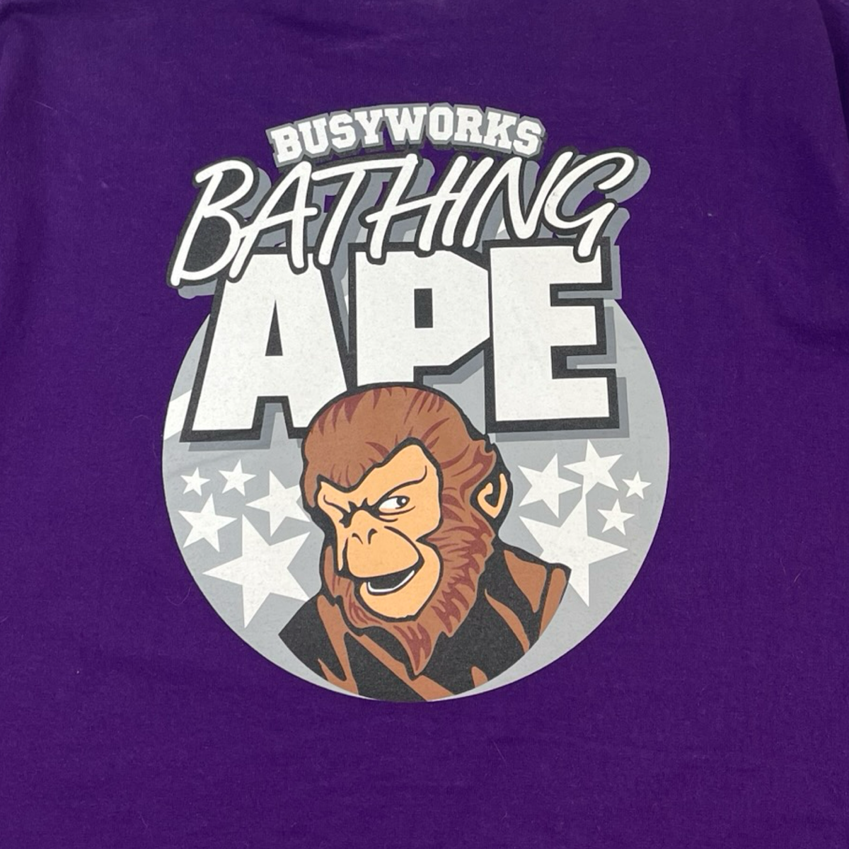 BAPE Ape Graphic T-Shirt Purple