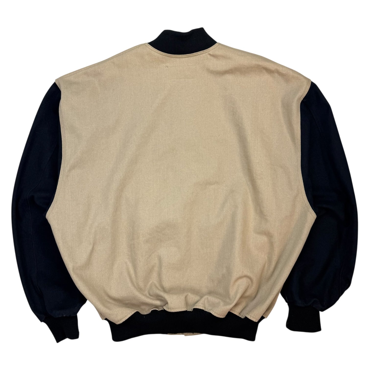 Vintage Molson ‘What Beers All About!’ Bomber Jacket Tan/Blue