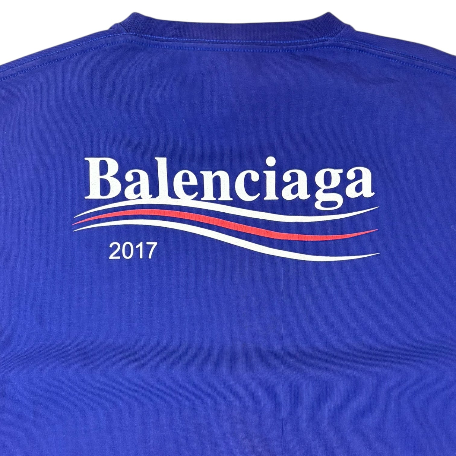 Balenciaga 2017 Campaign T-Shirt Blue