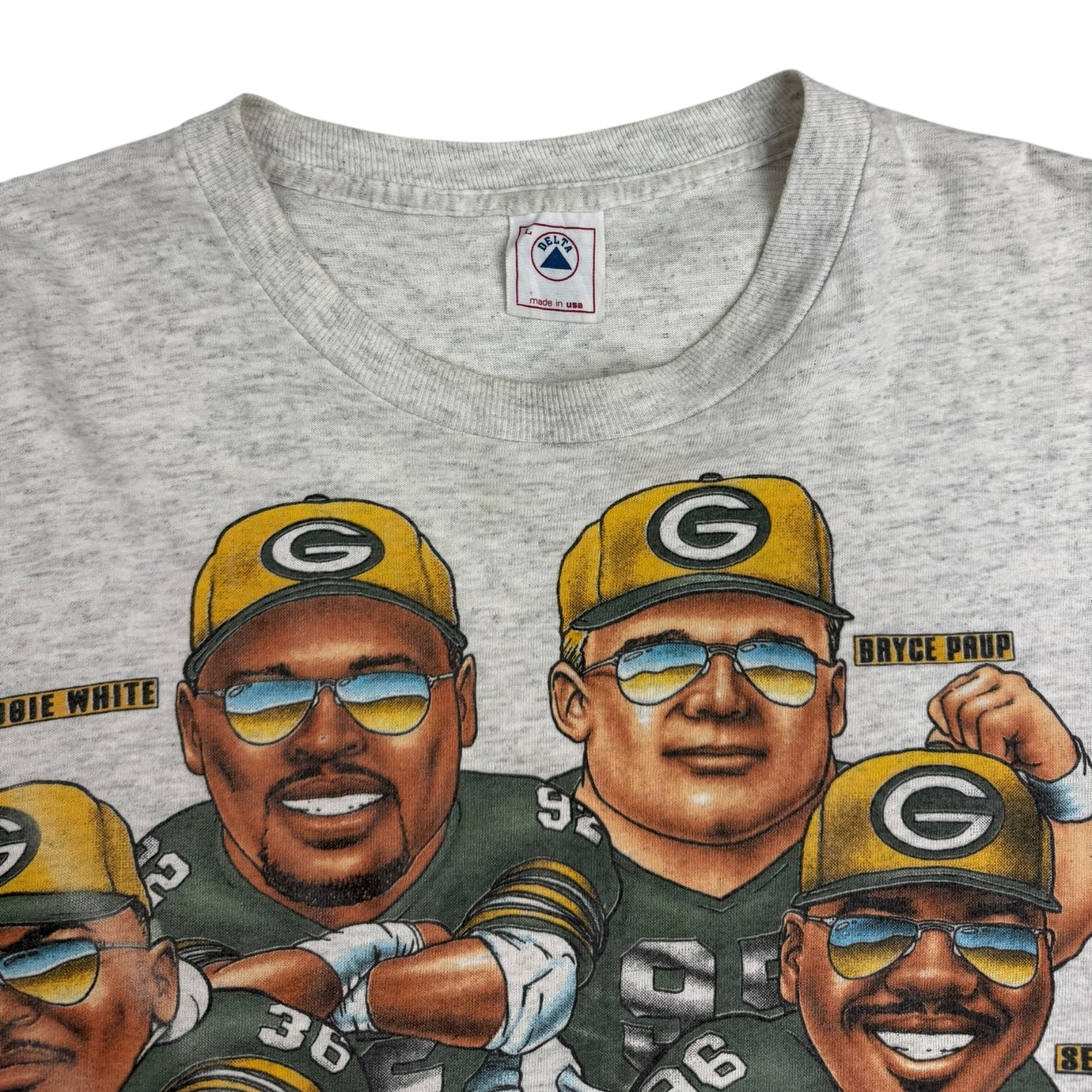 Vintage Green Bay Packers Bad Boys T-Shirt Grey