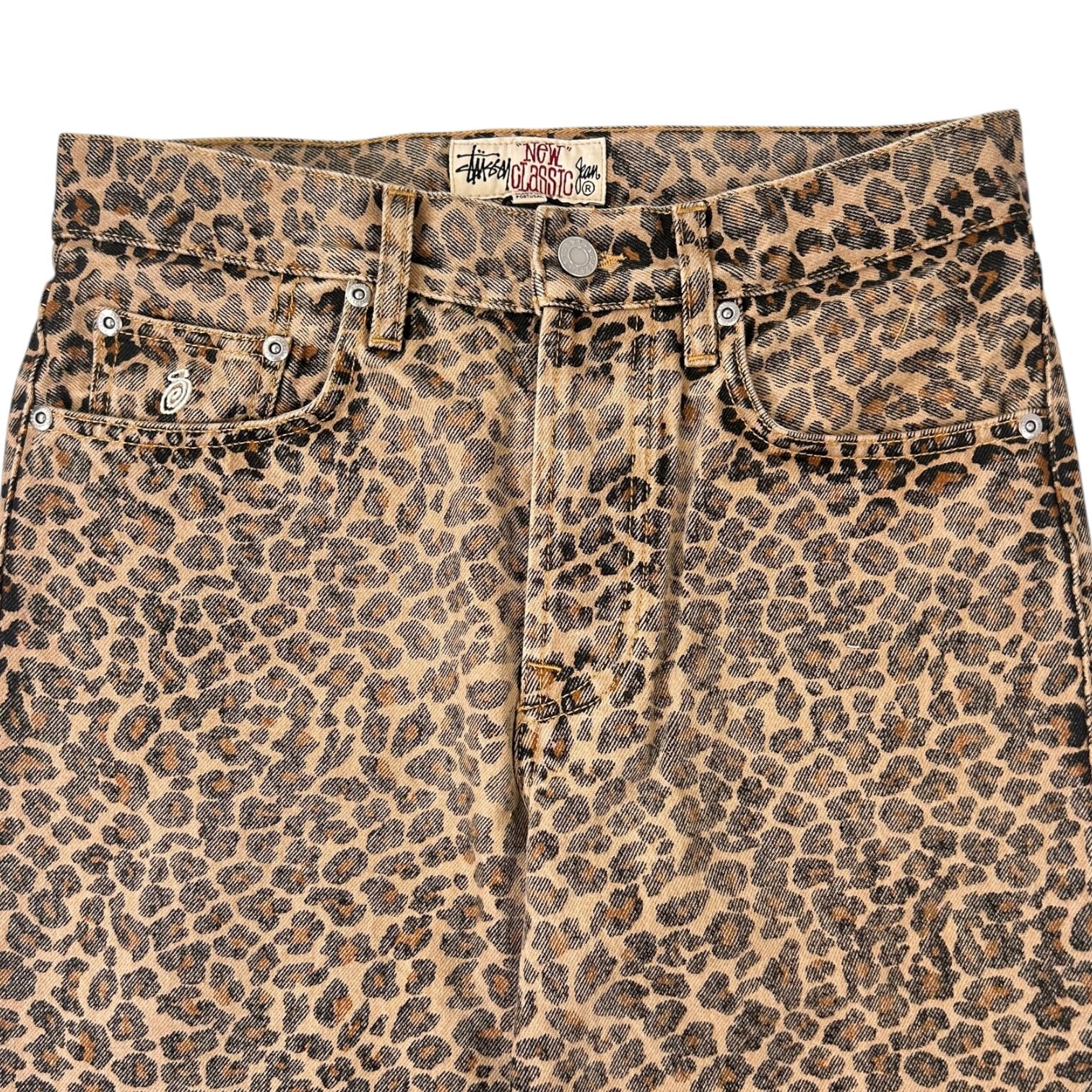 Stussy New Classic Jeans Leopard