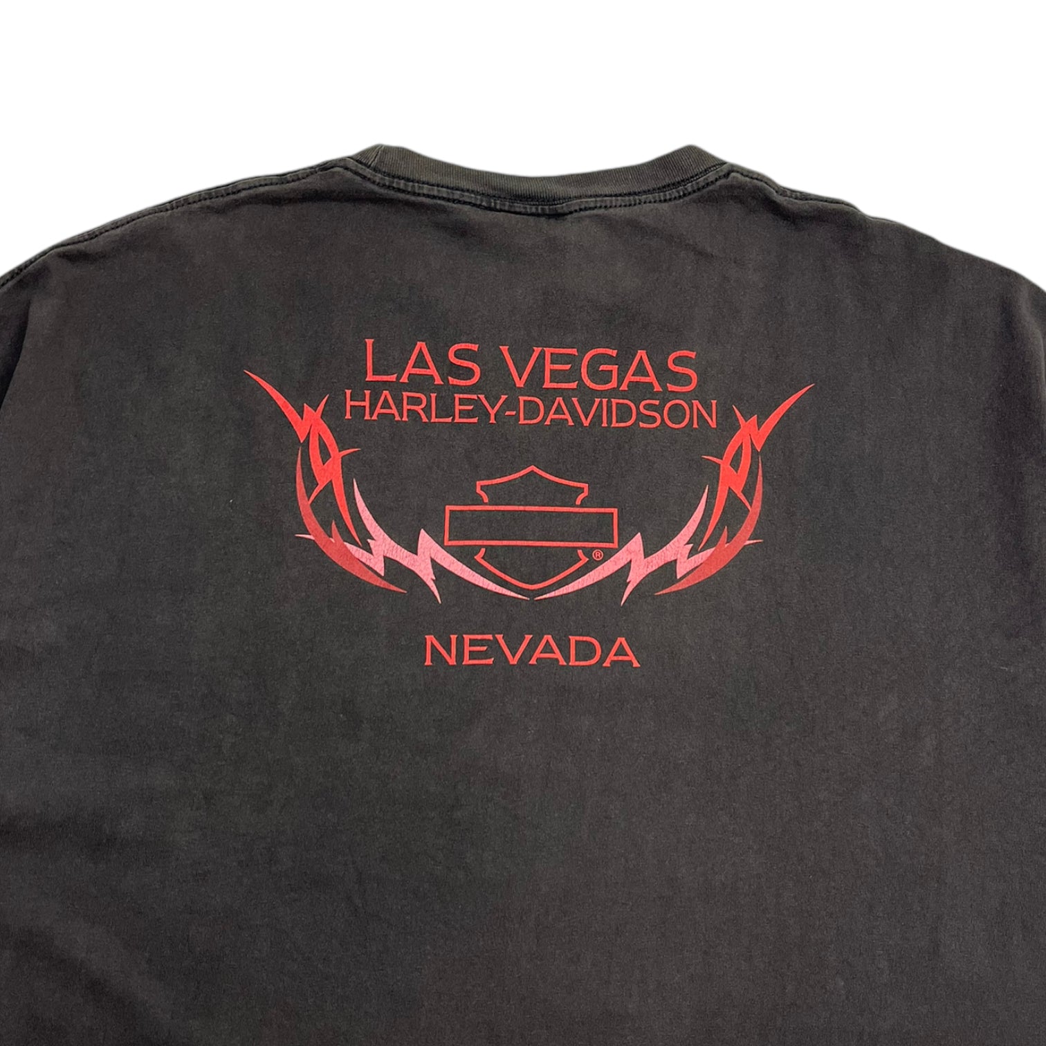 2003 Las Vegas Harley Davidson Flaming HD T-Shirt