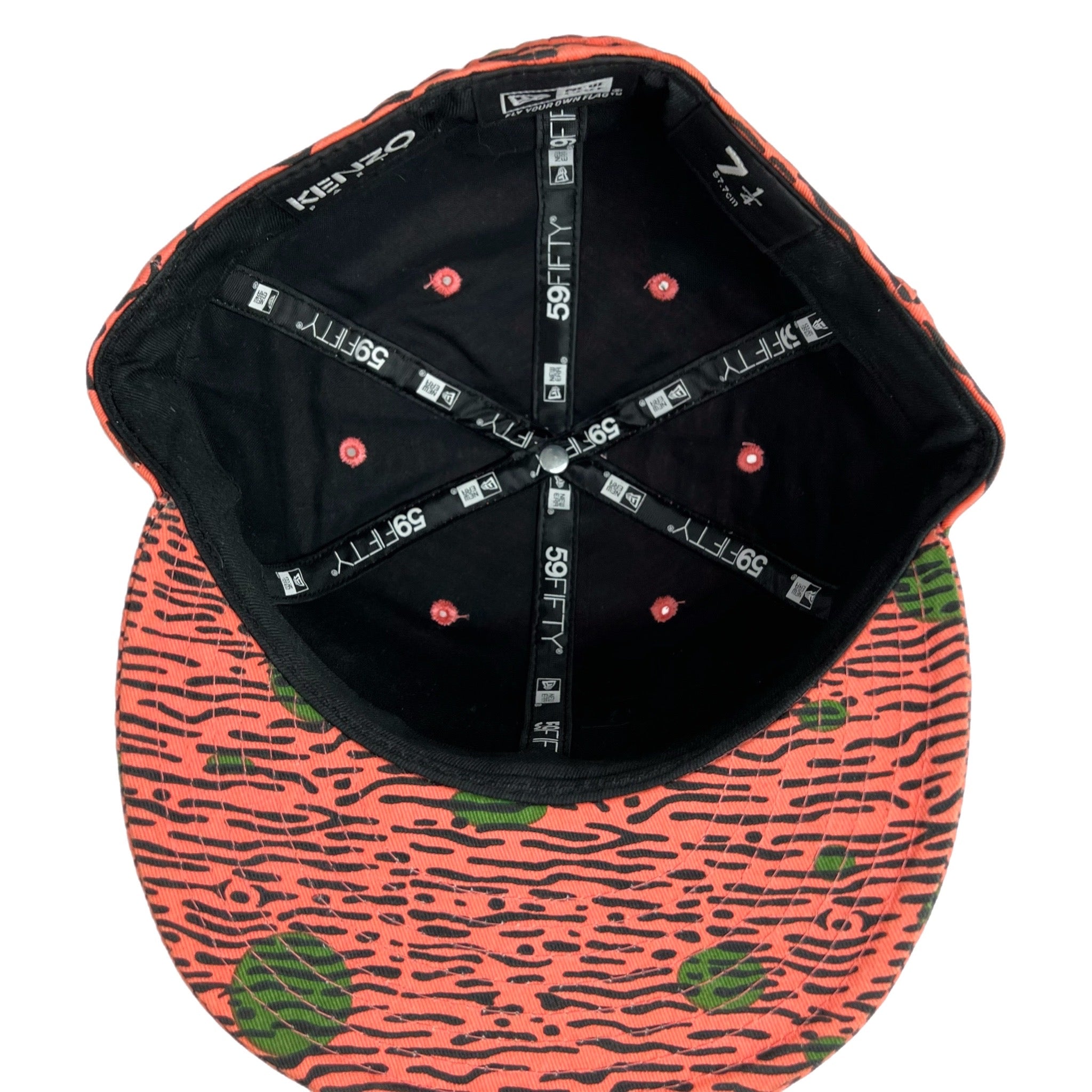 Kenzo Pink Print New Era Fitted Hat