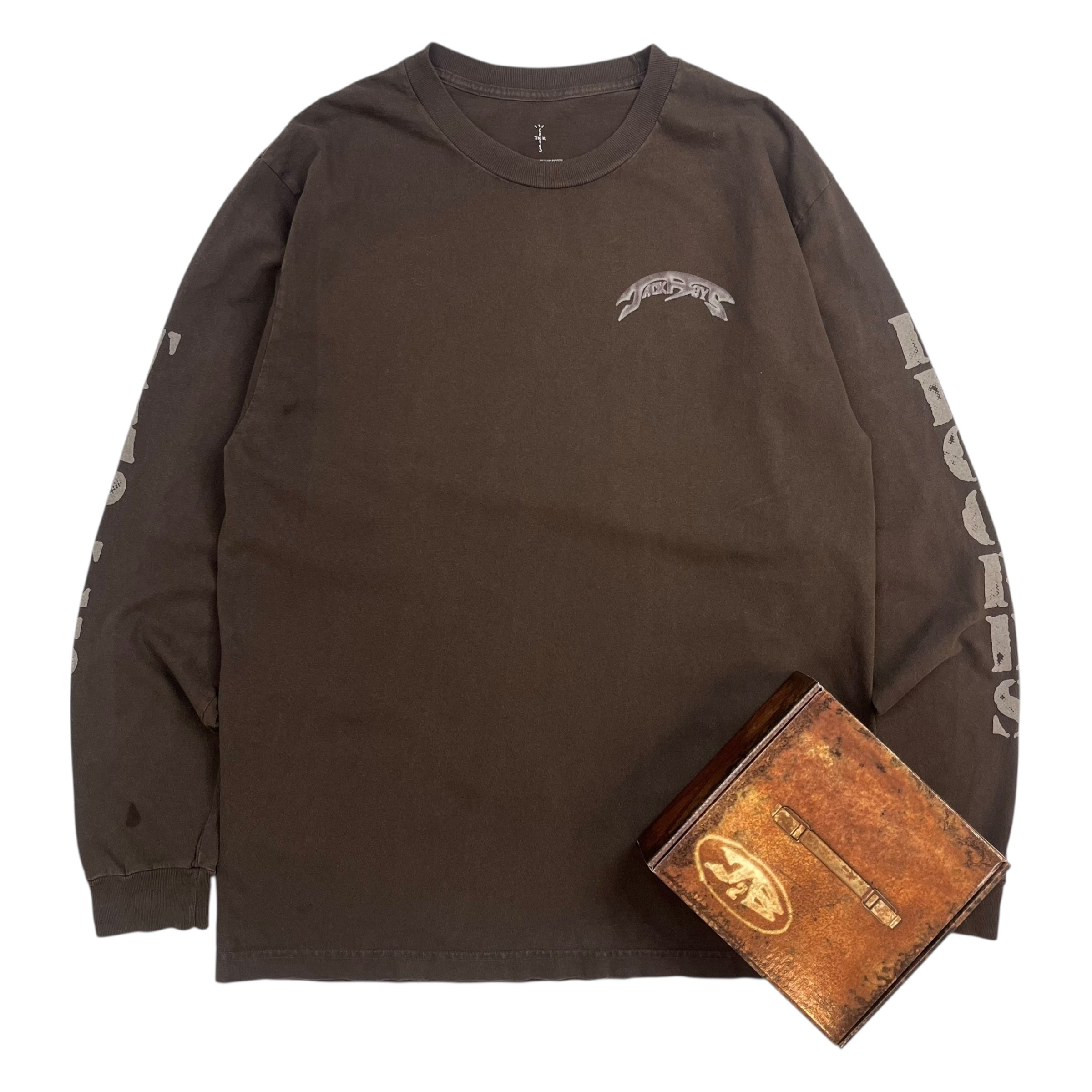Travis Scott Jackboys 2 A3 Long Sleeve Tee Brown