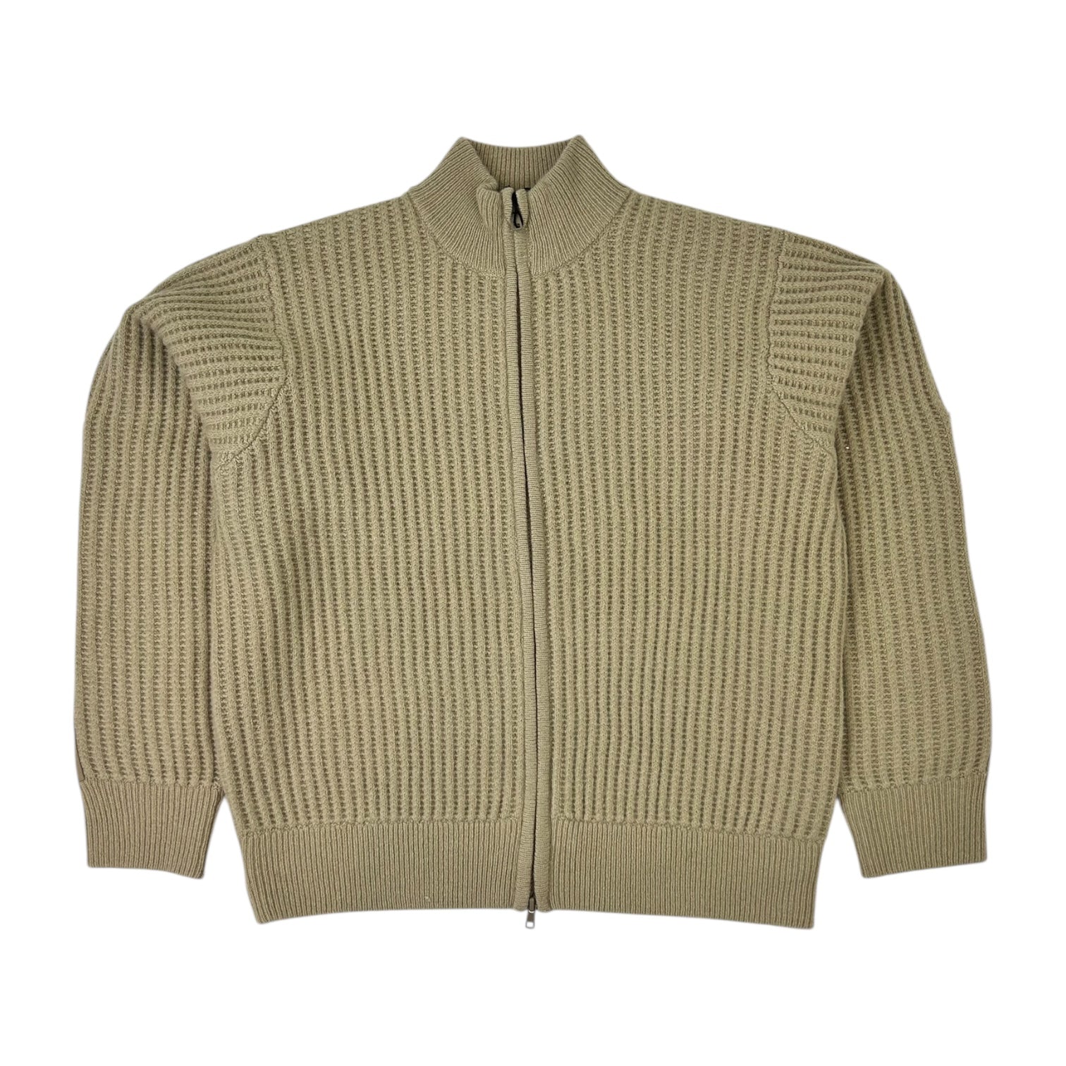 Stussy Military Patch Zip Up Sweater Sand