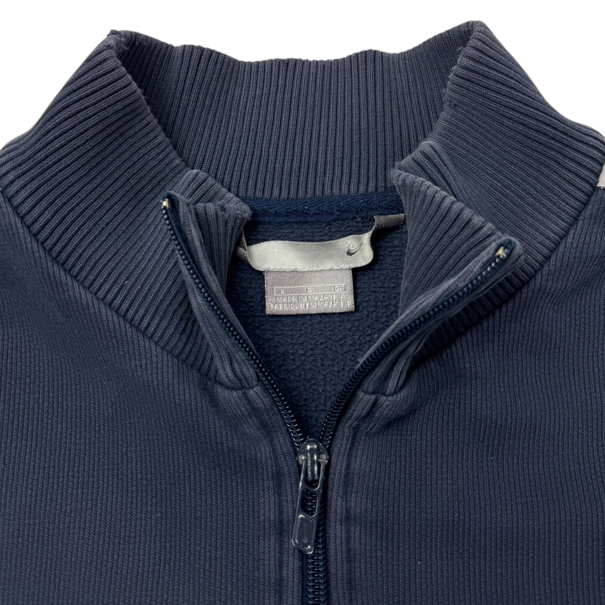 Vintage Nike Hand Warmer 1/4 Zip Washed Slate Blue