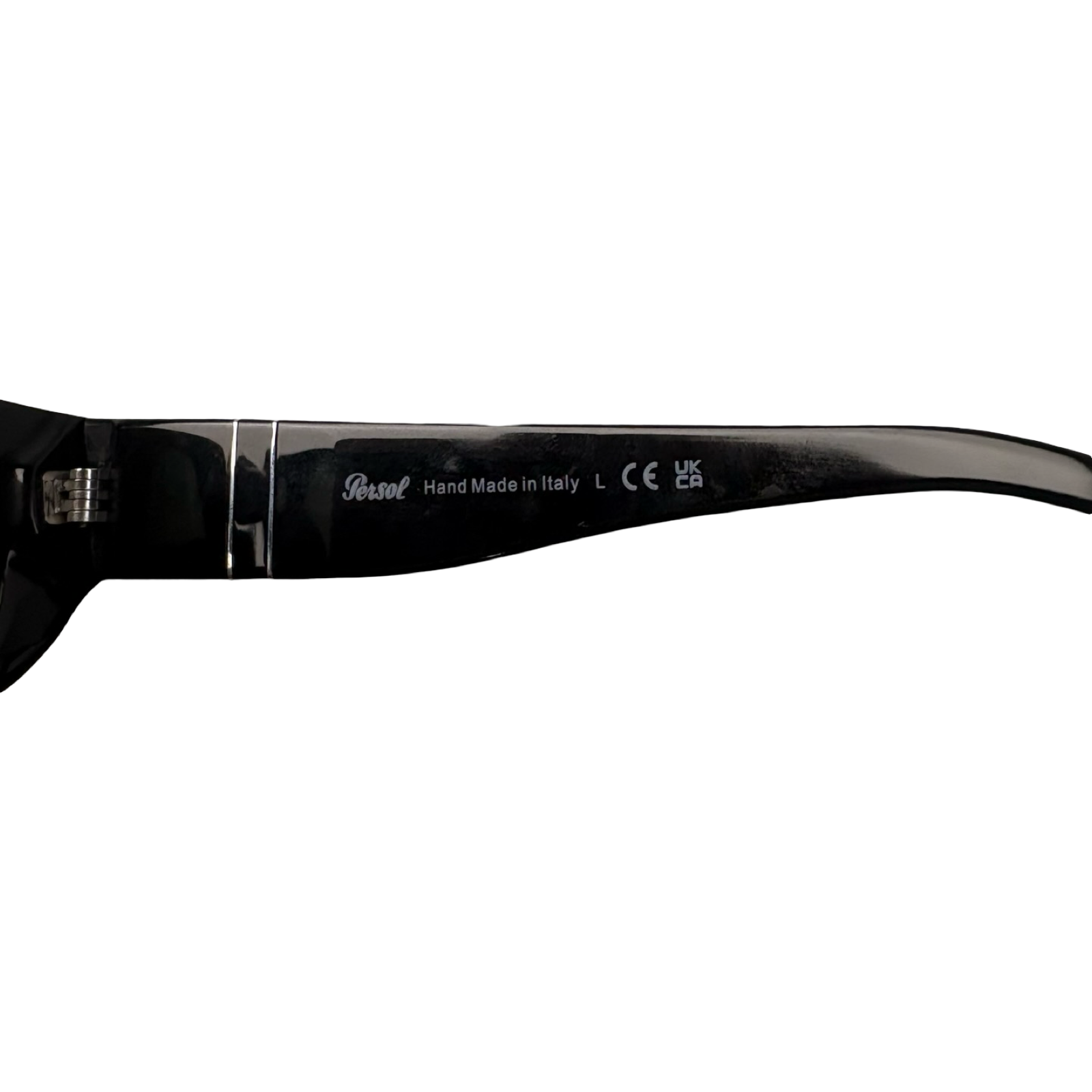 Persol Mel Sunglasses Gloss Black/Grey