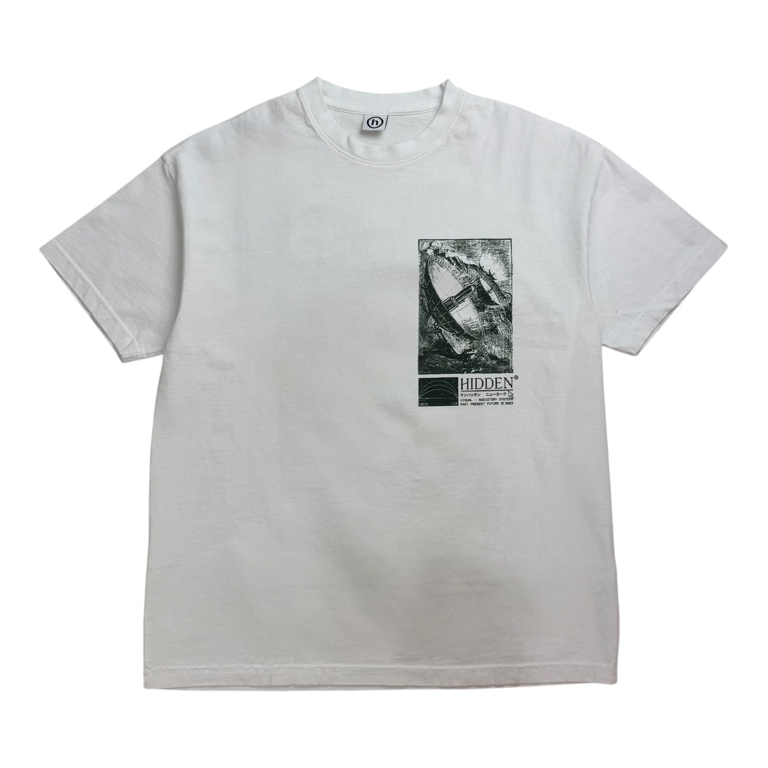 Hidden NY Curvyflipphone Tee White