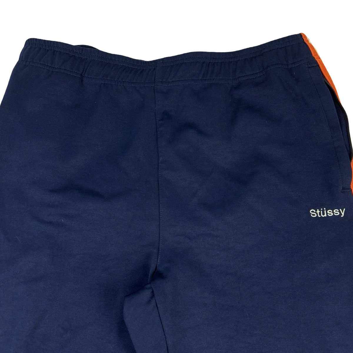 Stussy Poly Track Pant Navy/Orange