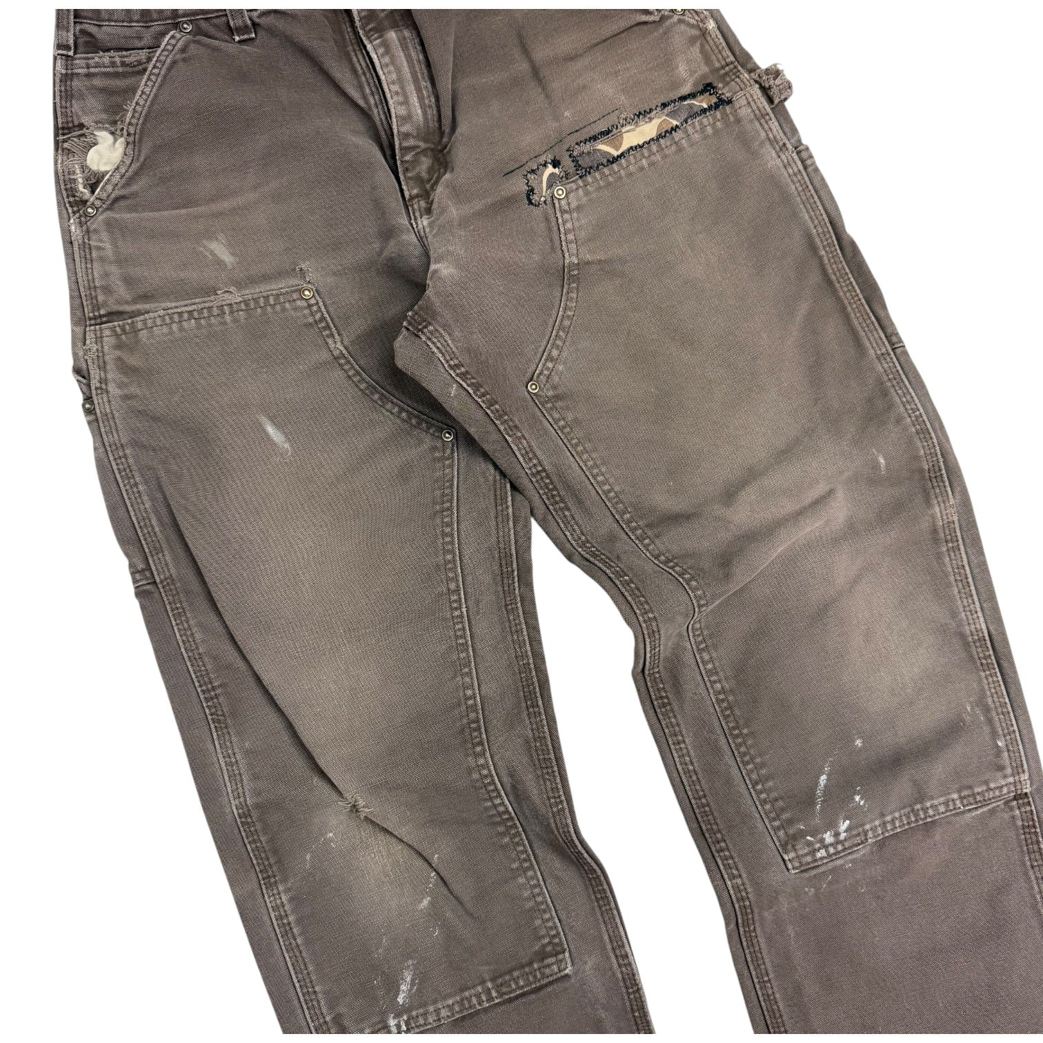 Vintage Carhartt Double Knee Pants Dark Brown