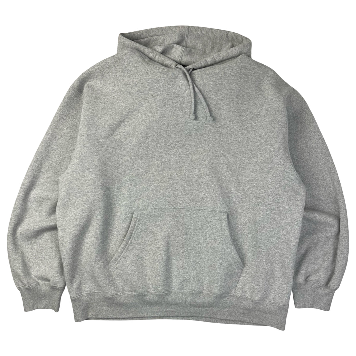 Supreme Satin Applique Hooded Sweatshirt (FW24) Grey