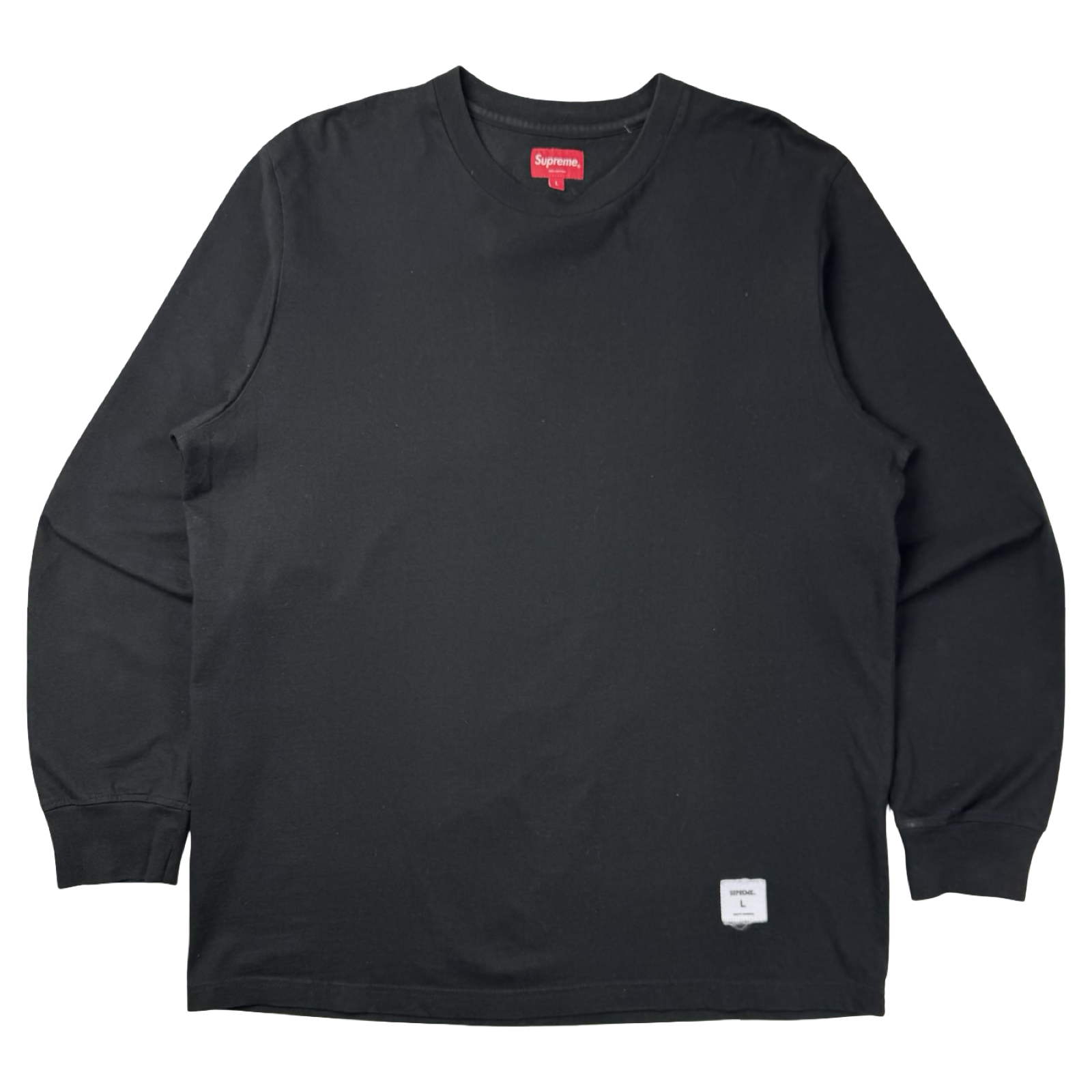 Supreme Trademark LS Top Black