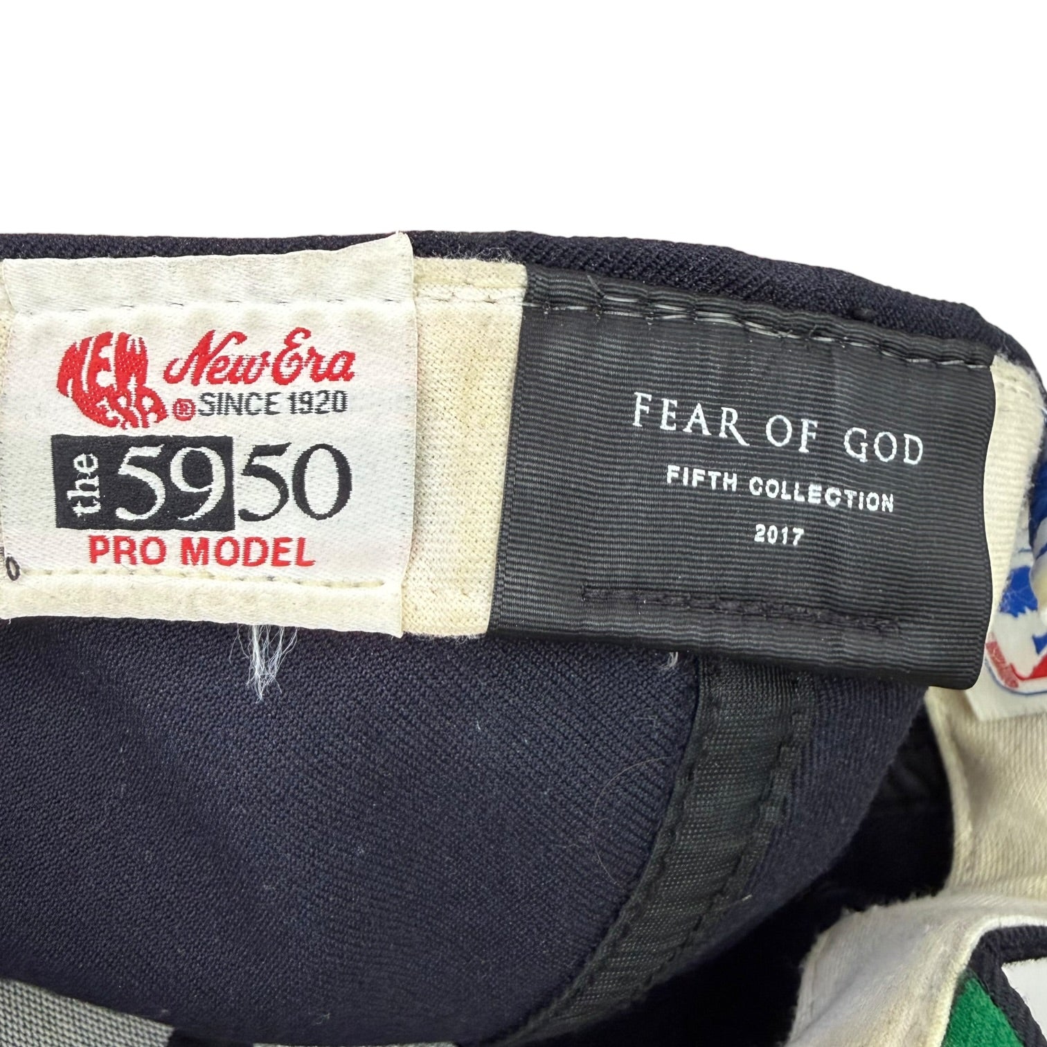 Fear Of God Fifth Collection New Era Fitted Hat Navy Blue