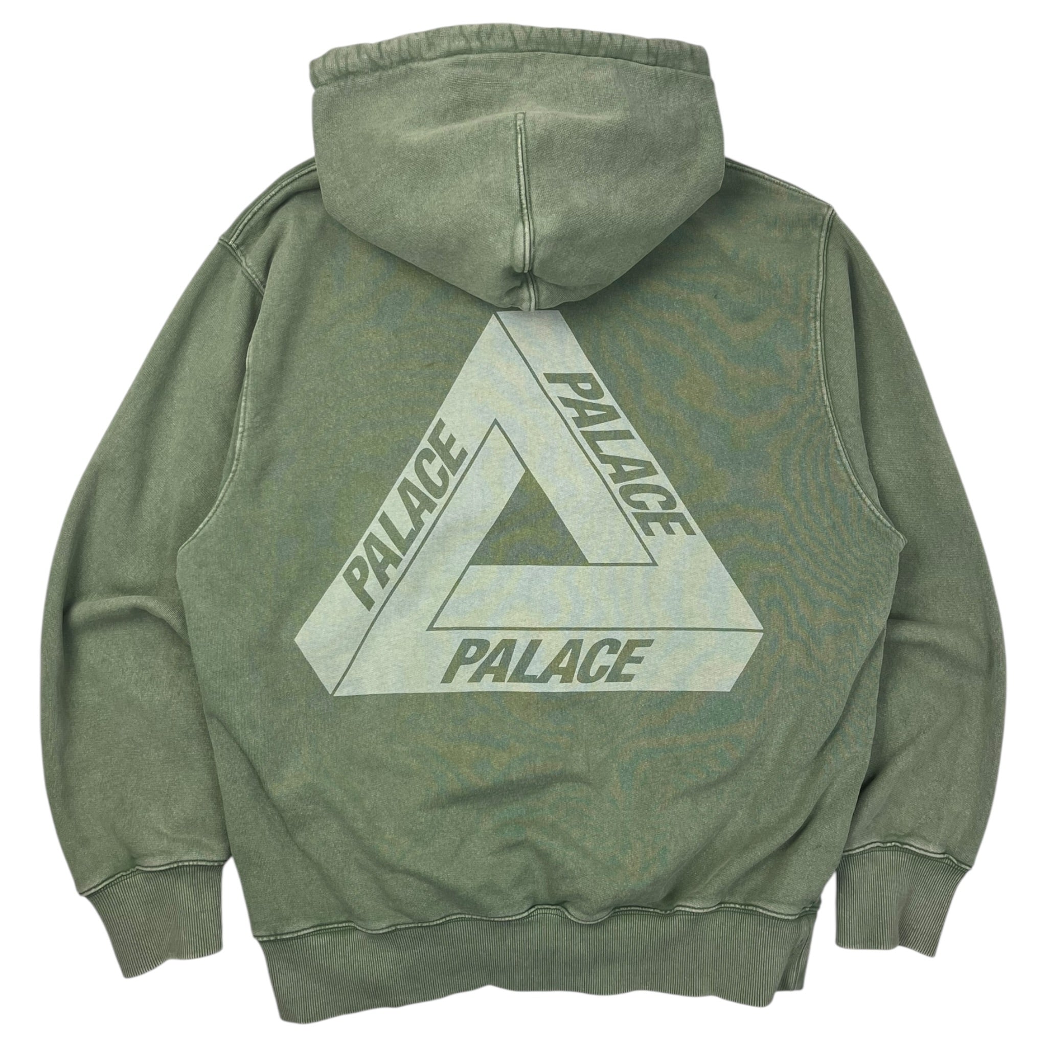 Palace Pigment Wash Tri-Ferg Hoodie Green