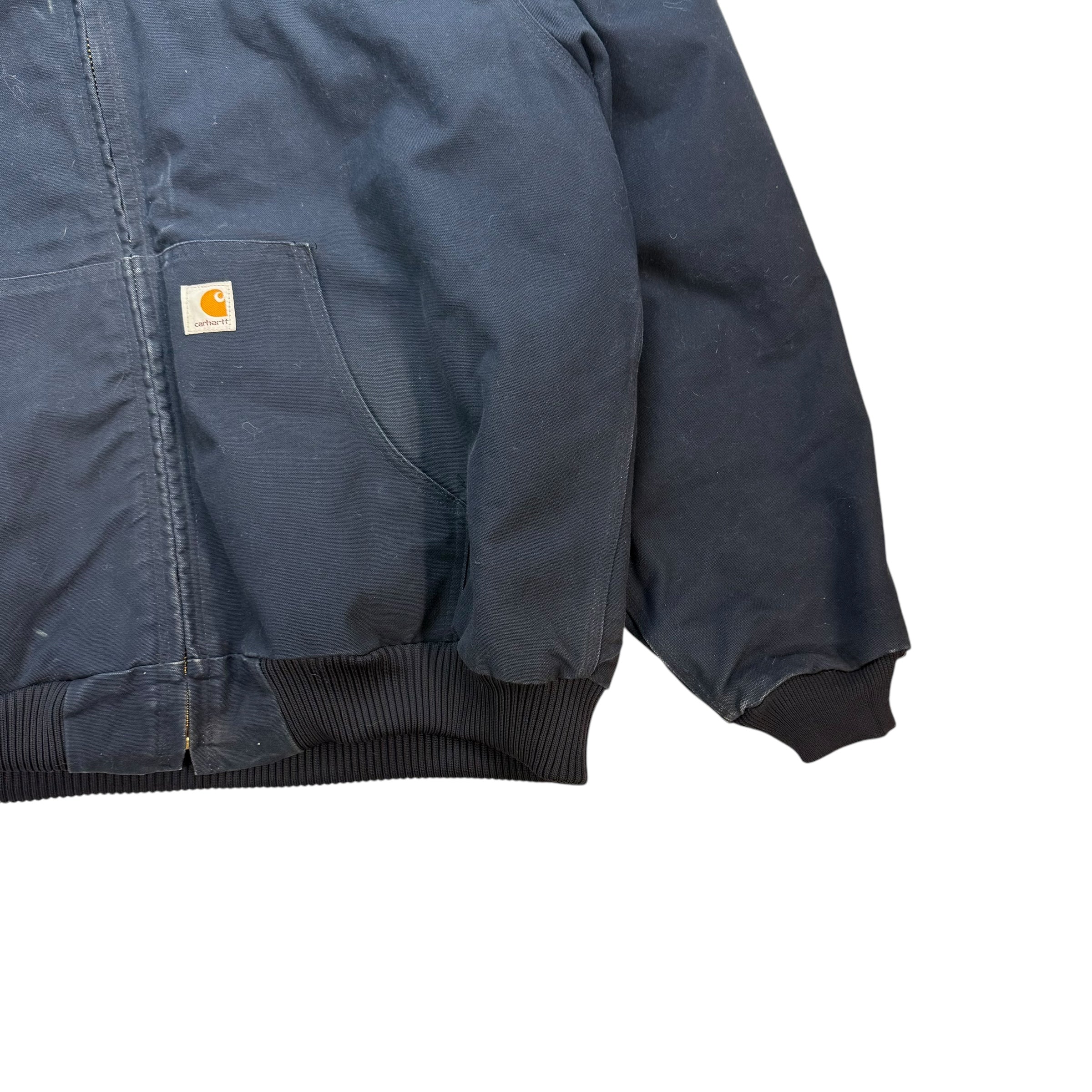 Vintage Carhartt Active Jacket Navy Blue