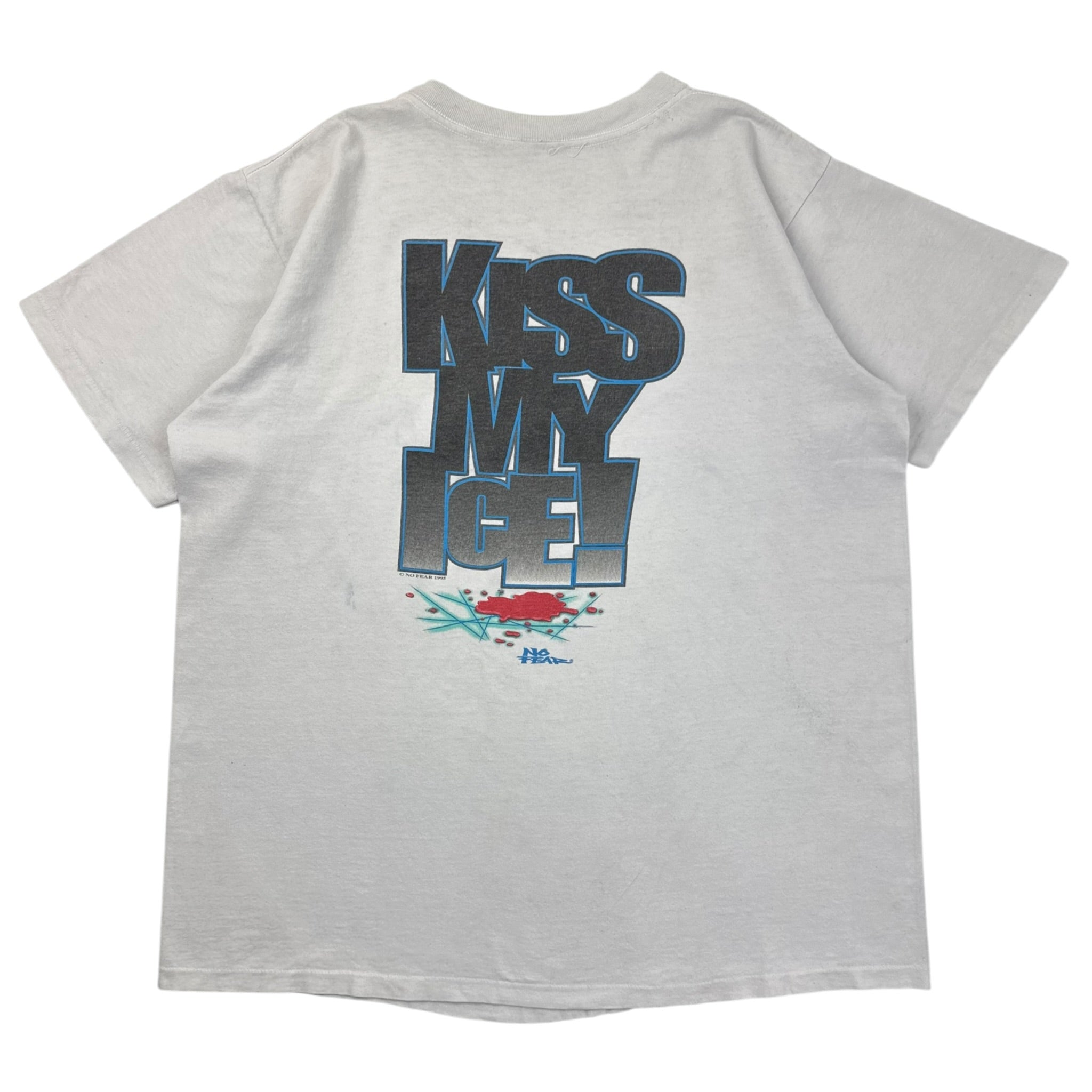 1995 No Fear “Kiss My Ice!” T-Shirt White