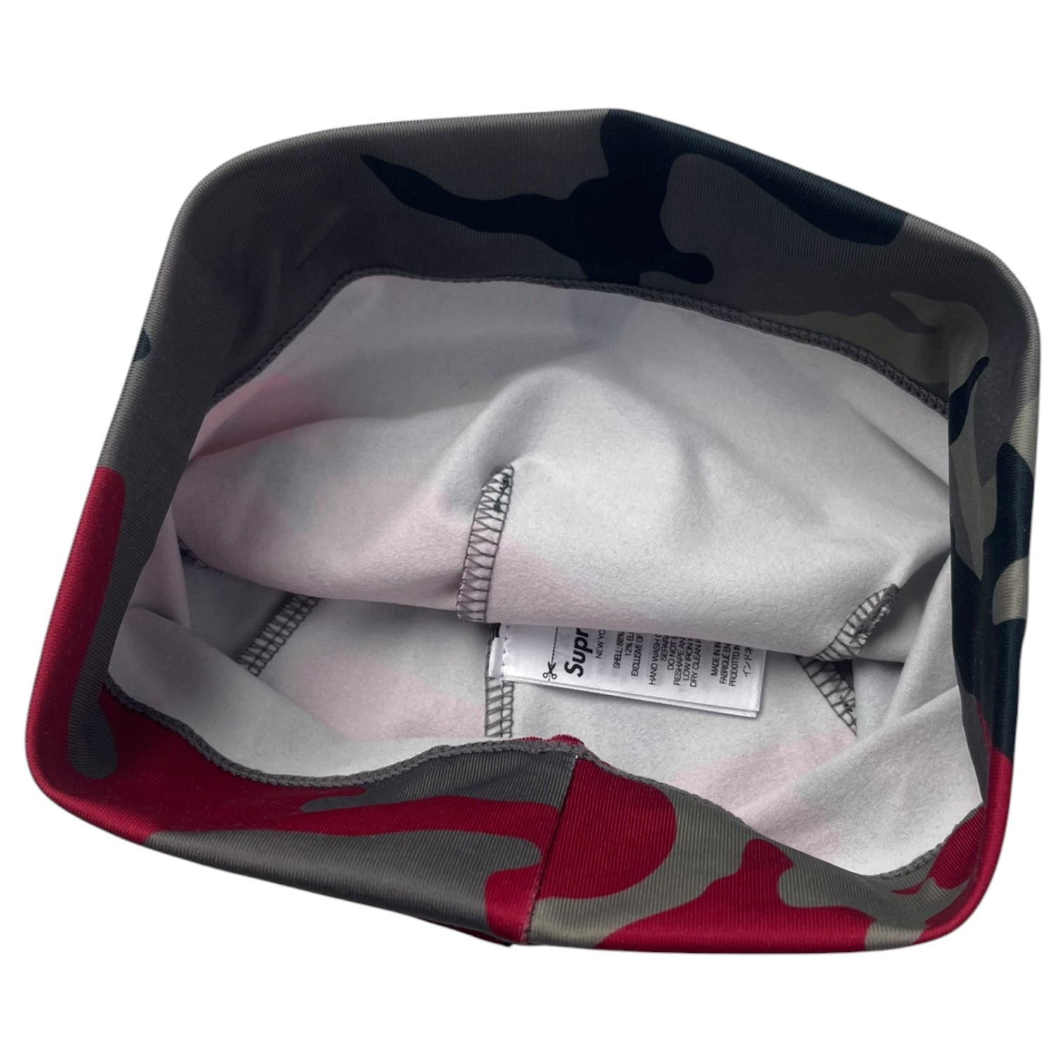 Supreme Base Layer Beanie Red Camo