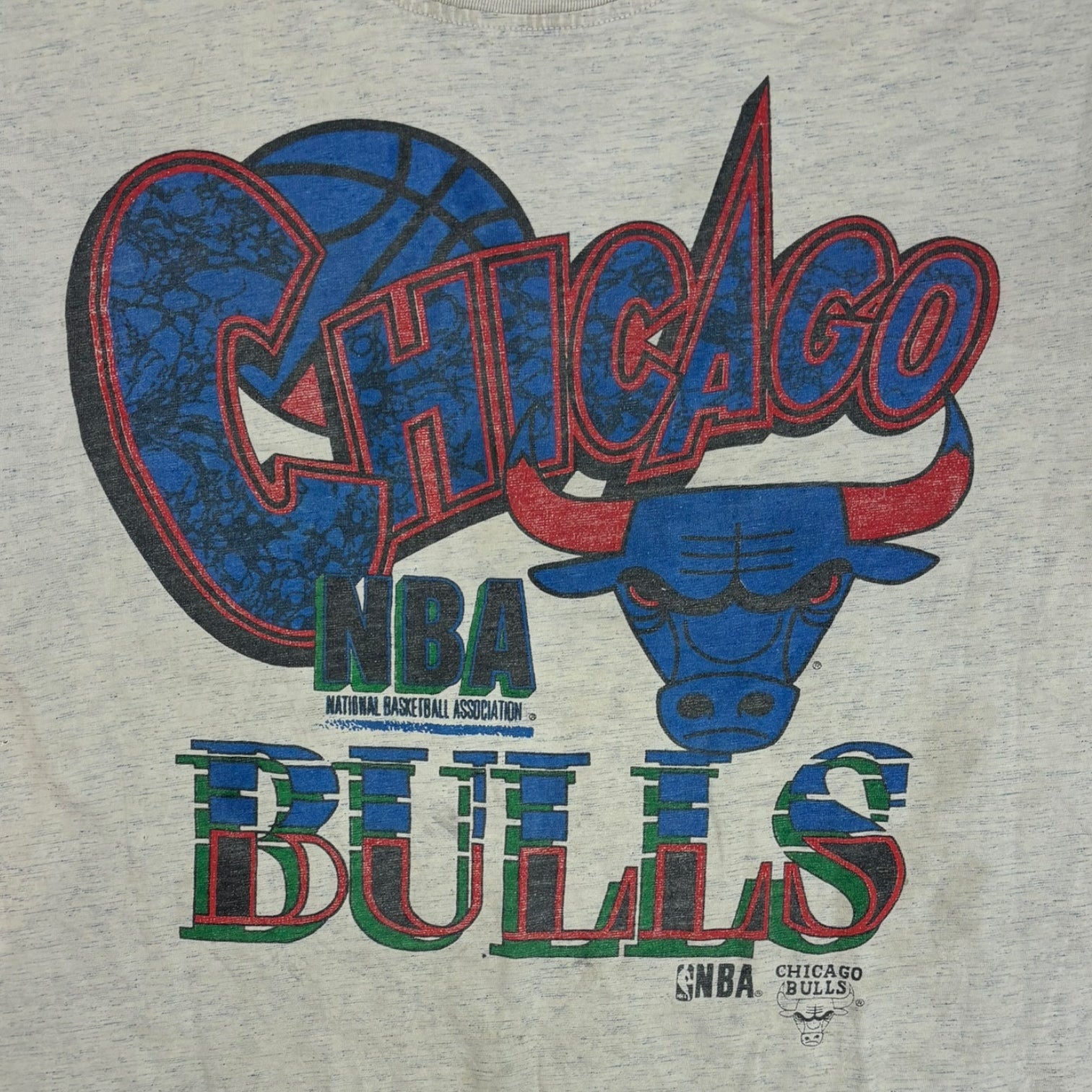 Vintage Chicago Bulls NBA T-Shirt Grey