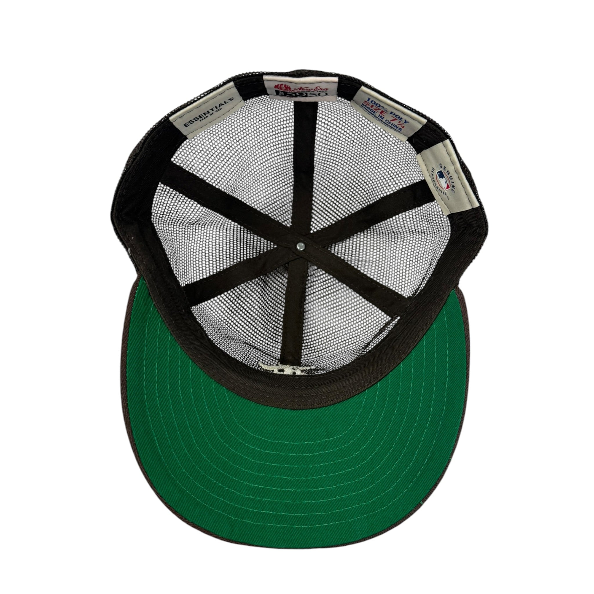 Fear of God New Era Full Mesh Fitted Trucker Brown