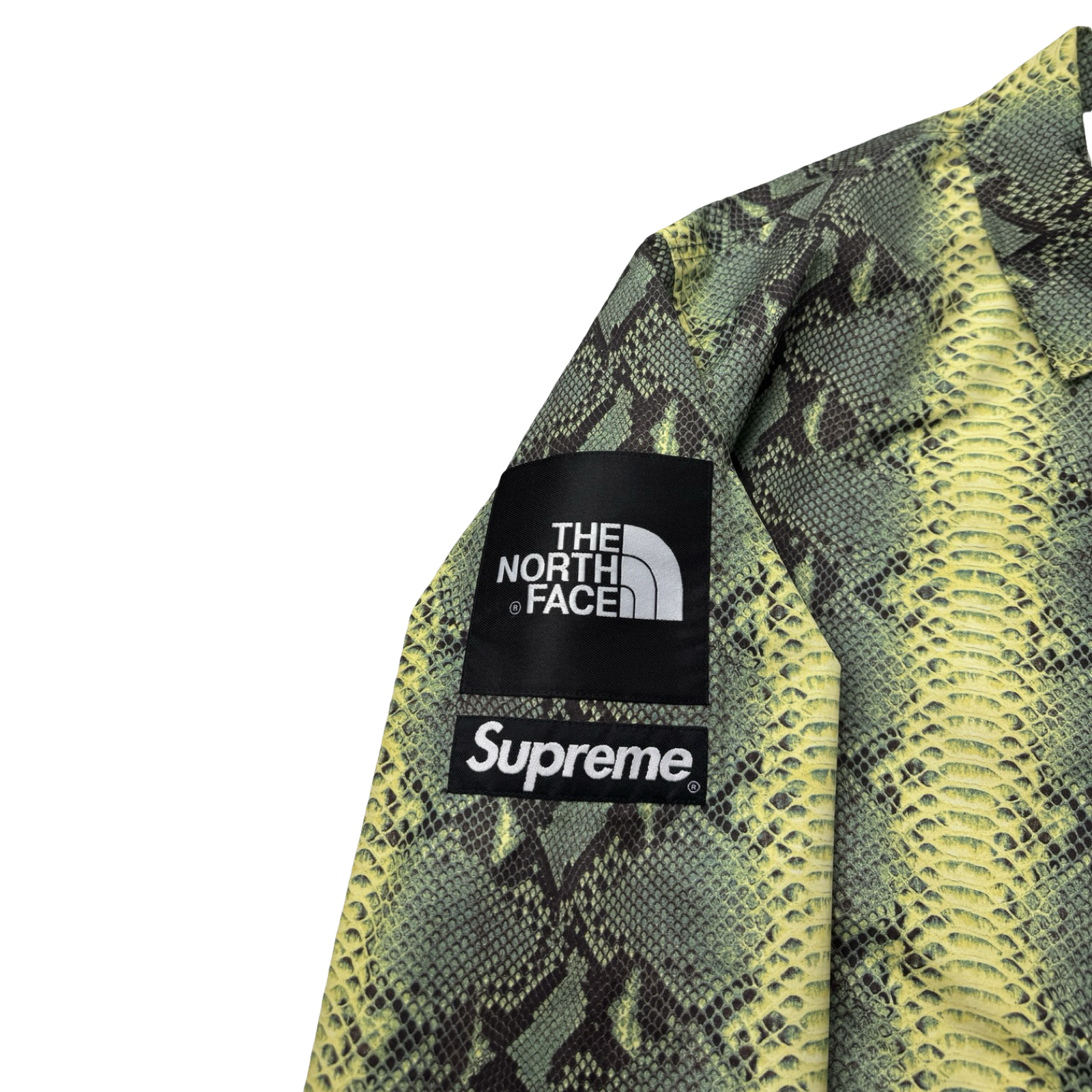 Supreme TNF Snakeskin Taped Seam Coaches Jacket