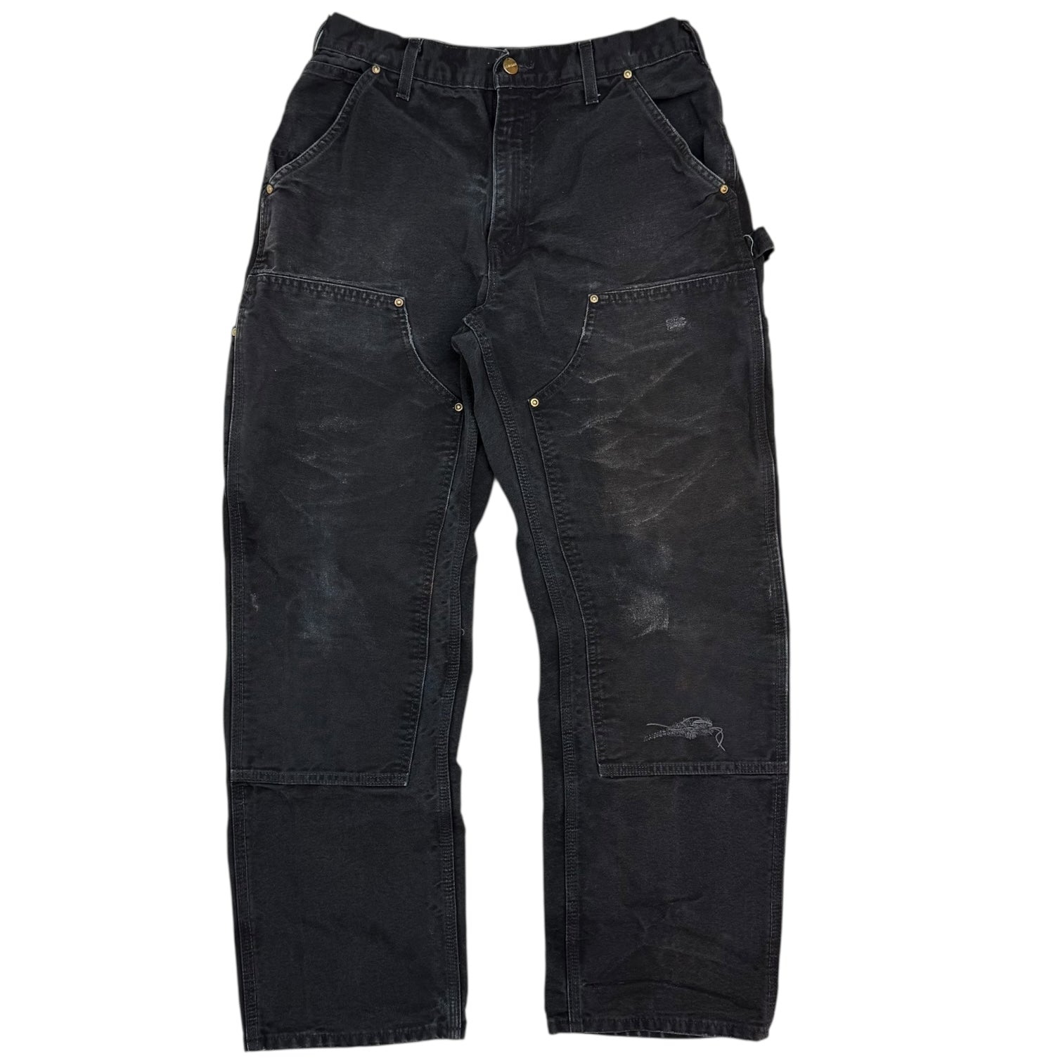 Vintage Carhartt Double Knee Pants Black