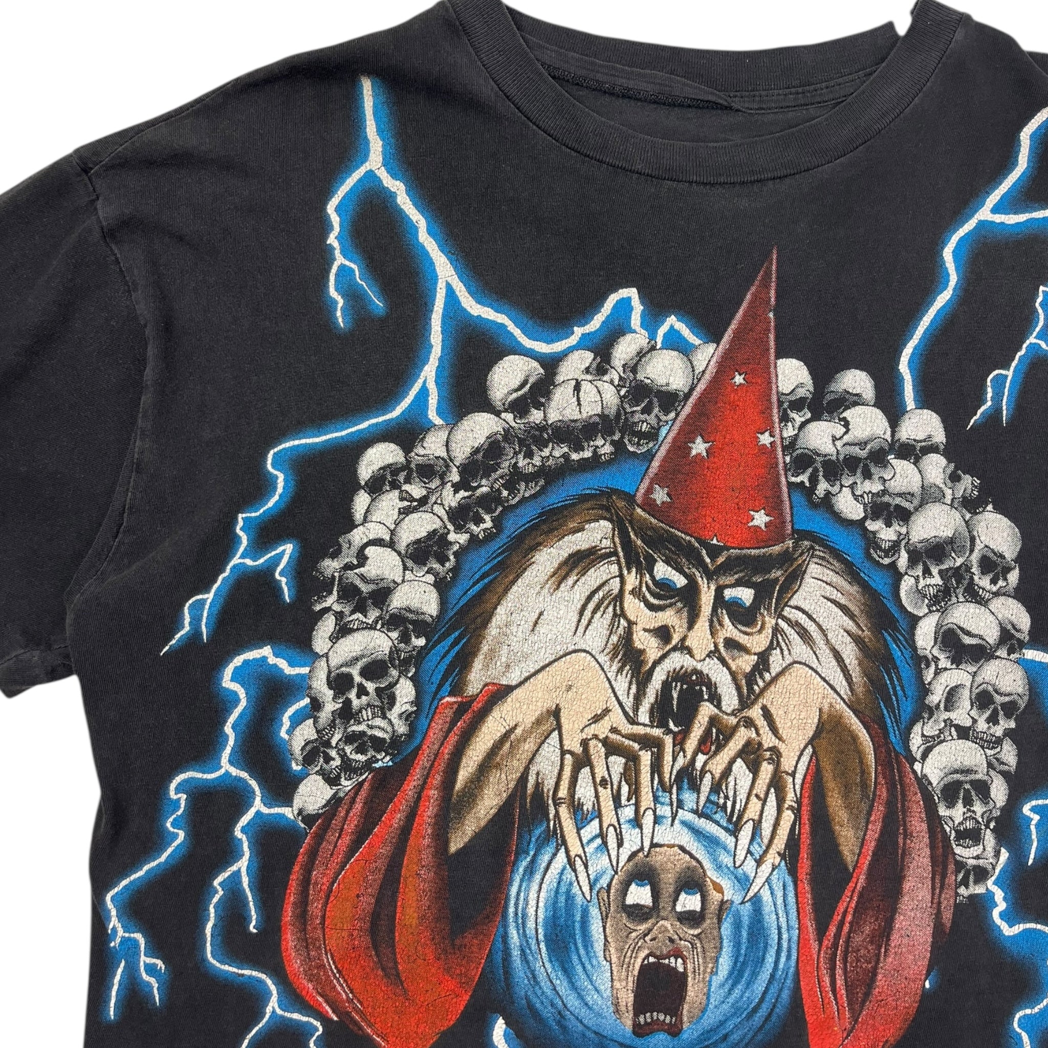 Vintage American Thunder Lightning Wizard T-Shirt