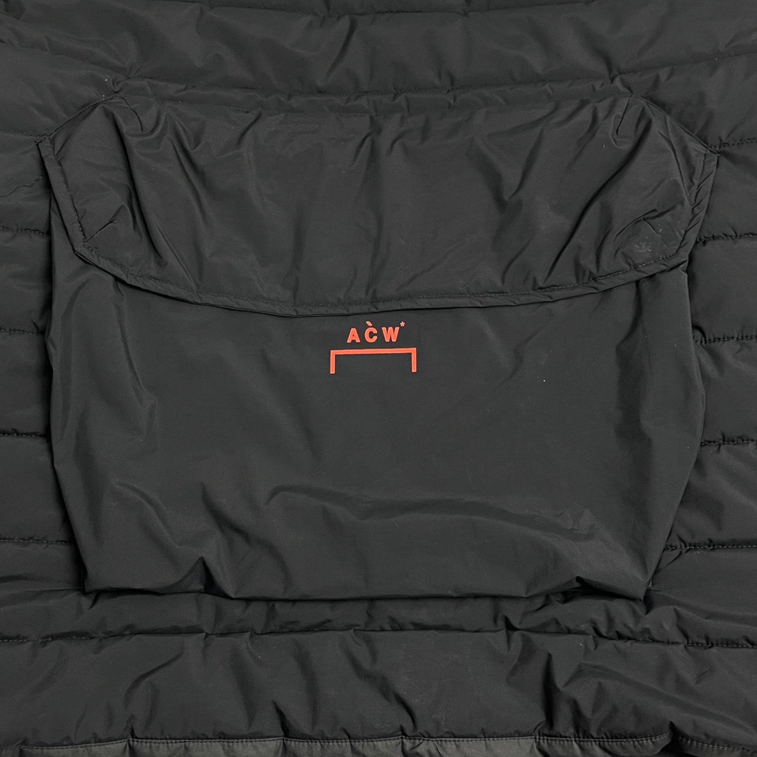 A-COLD-WALL Asymmetric Padded Jacket Black
