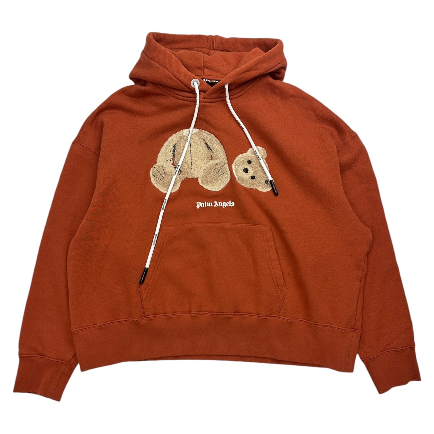 Palm Angels Bear Hoodie Burnt Orange