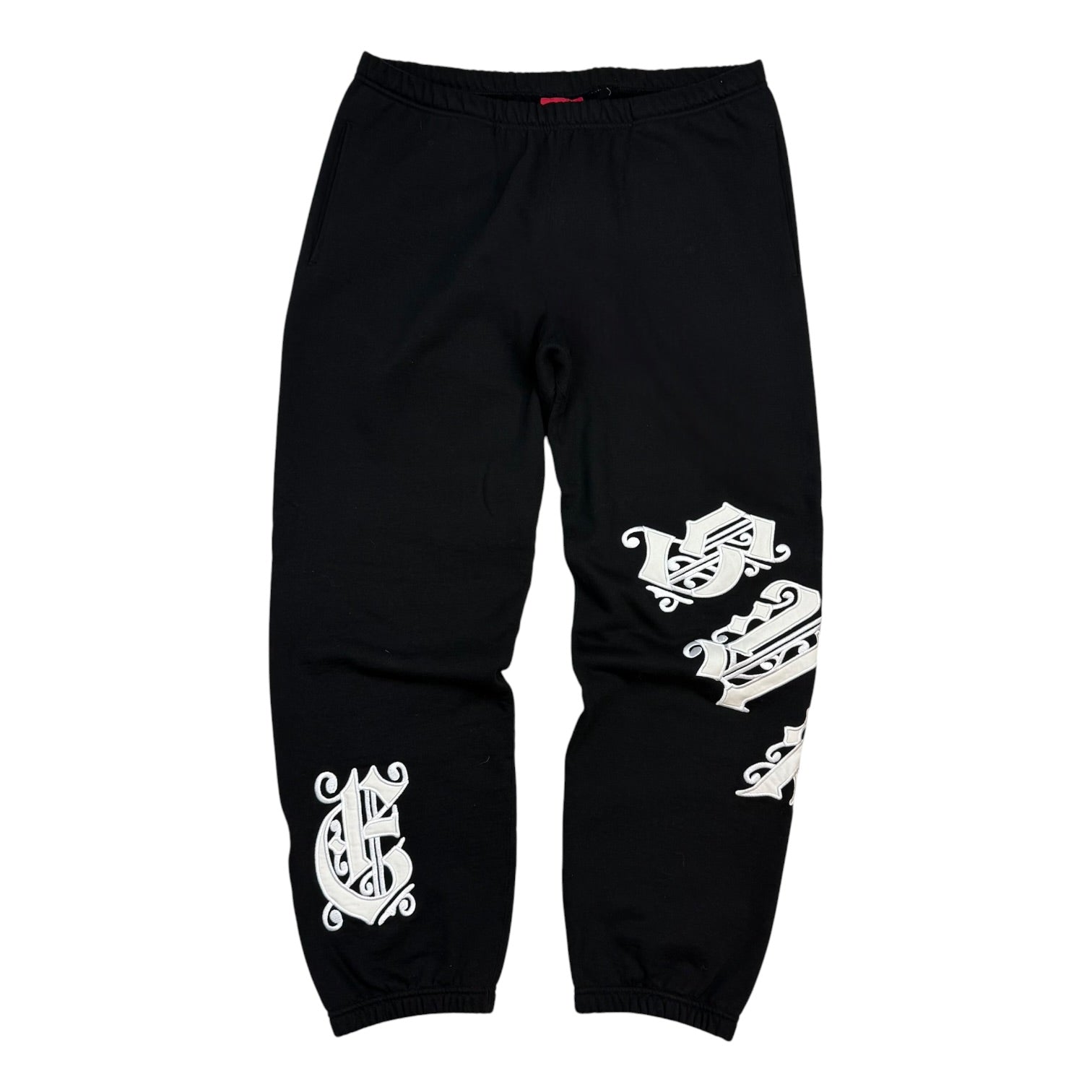 Supreme Old English Wrap Sweatpants Black