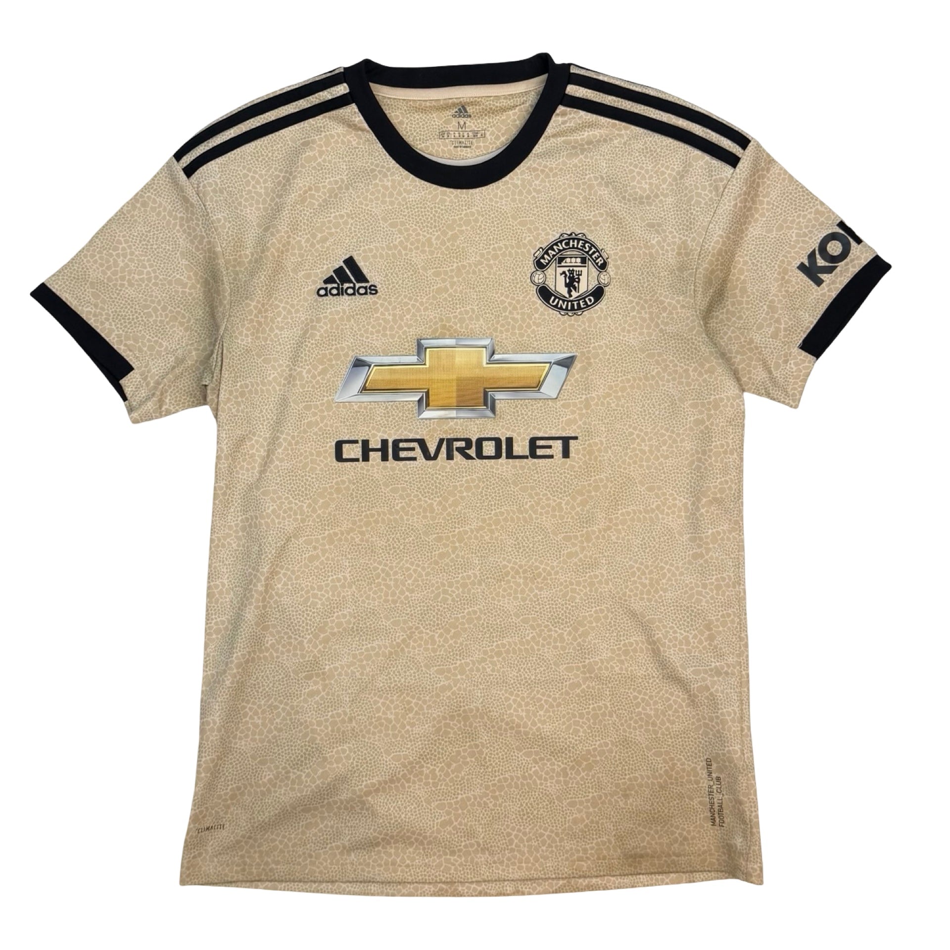 2019-20 Adidas Manchester United Away Jersey Tan