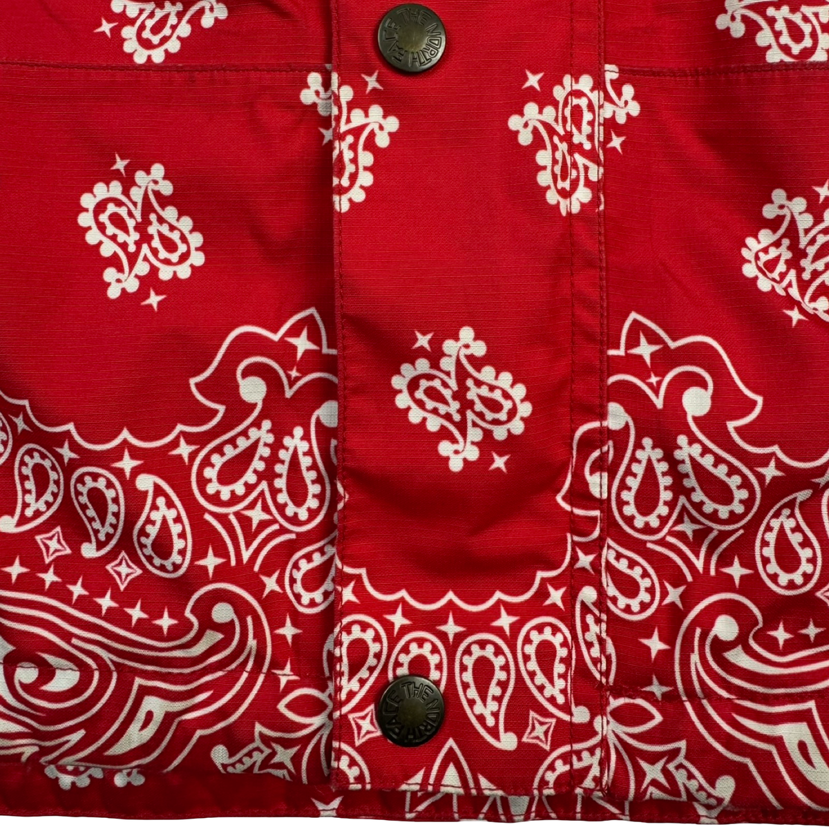 FW14 Supreme x The North Face Bandana Mountain Jacket Red