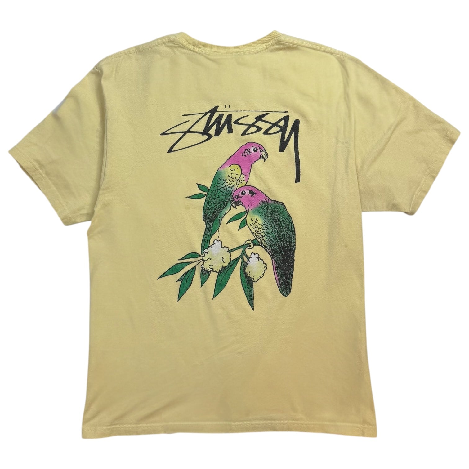 Stussy Parrots Tee Light Yellow