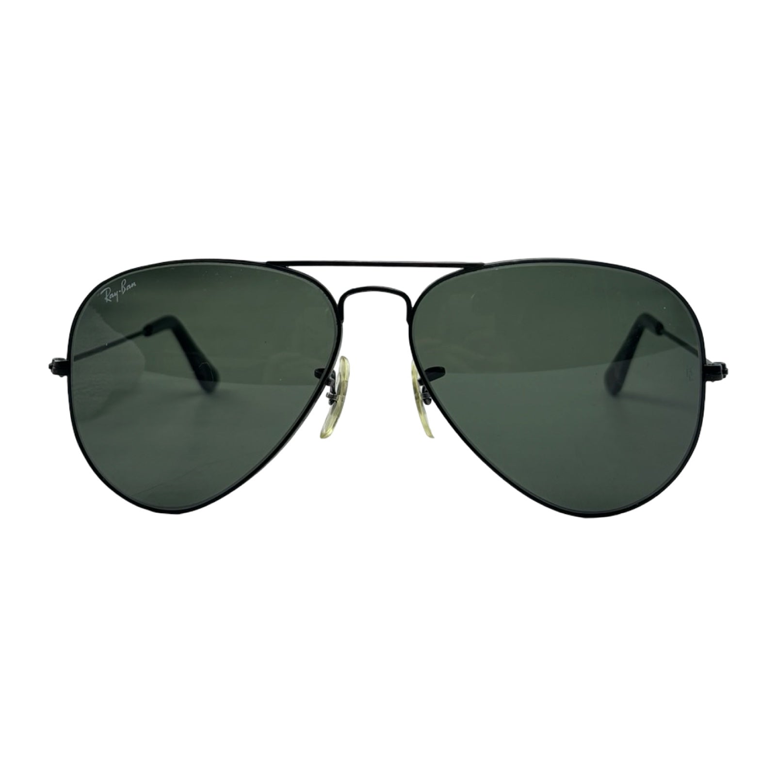 Vintage B&L Ray-Ban Aviator G-15 Green Lenses Classic Gunmetal Frame Sunglasses