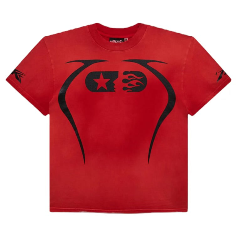 Hellstar Warm Up T-Shirt Red