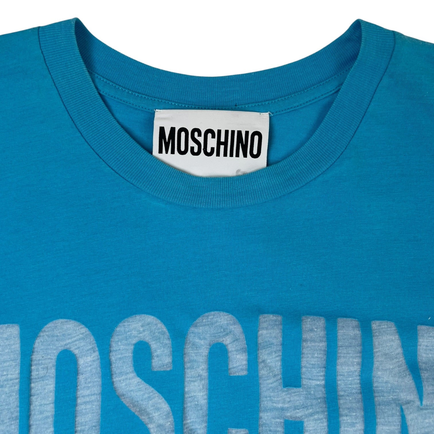Moschino Double Question Mark T-Shirt Blue