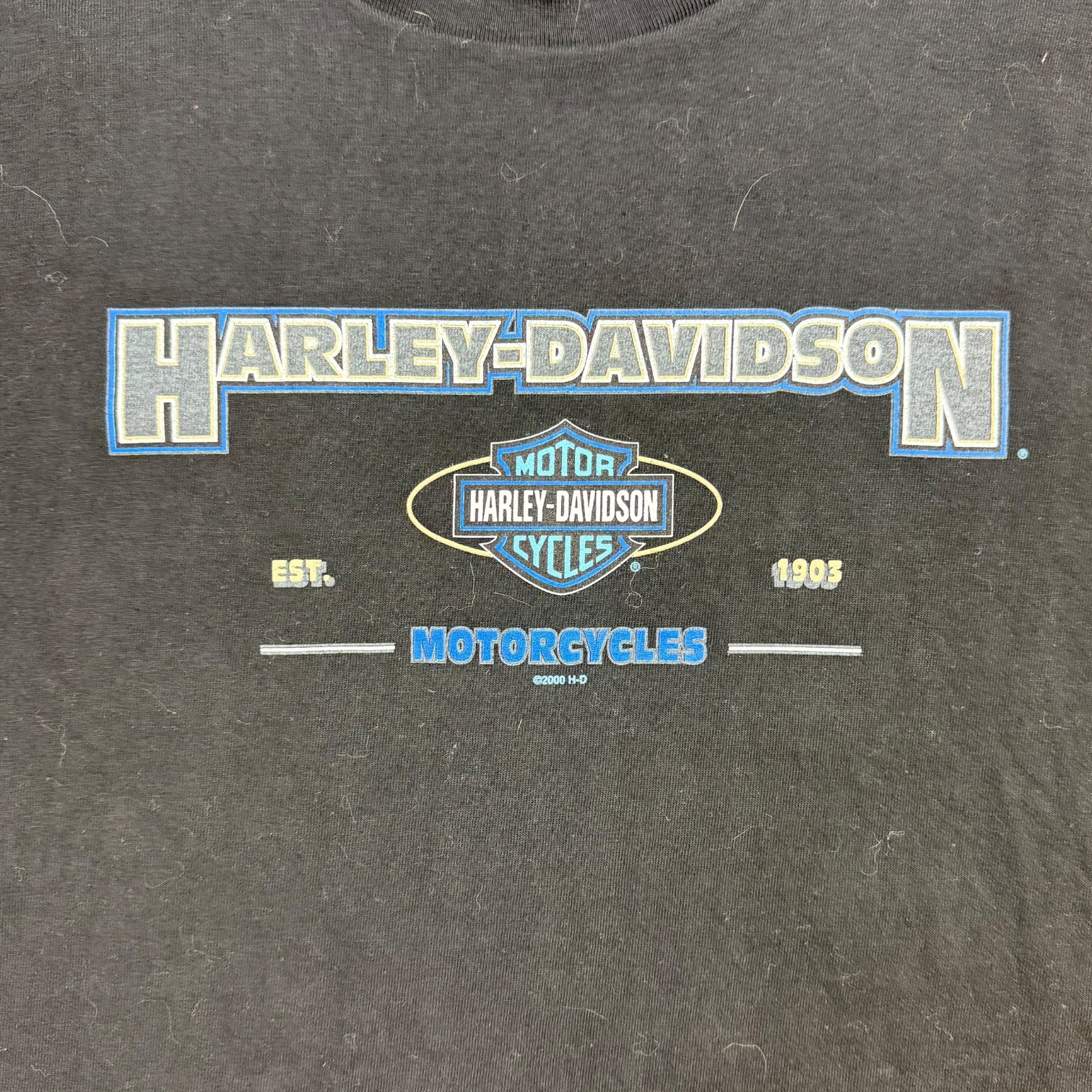 1995 Harley Davidson Of Winnipeg Tee Black