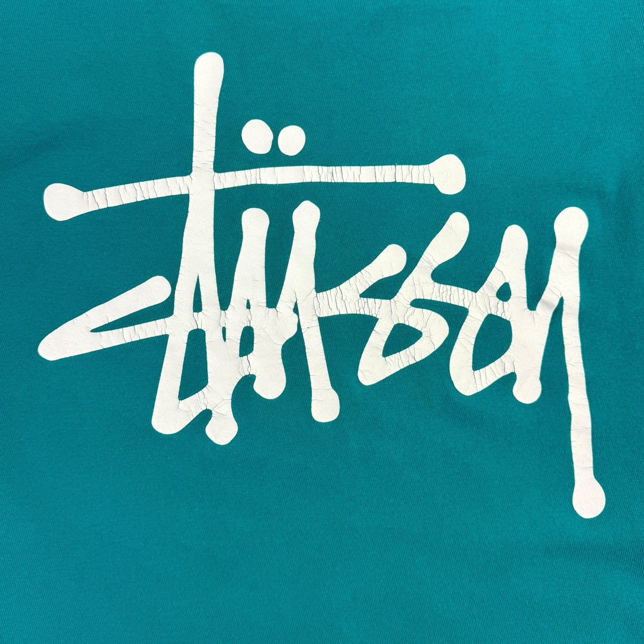 Stüssy Classic Logo Longsleeve Aqua/Teal