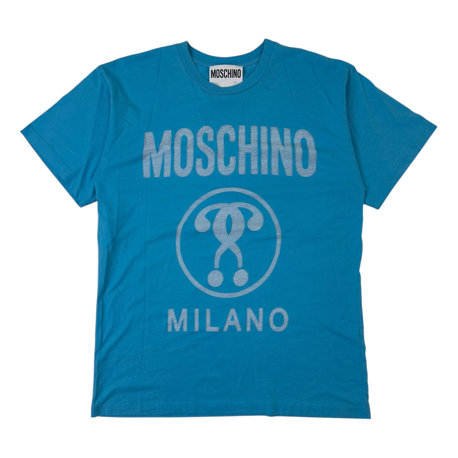 Moschino Double Question Mark T-Shirt Blue