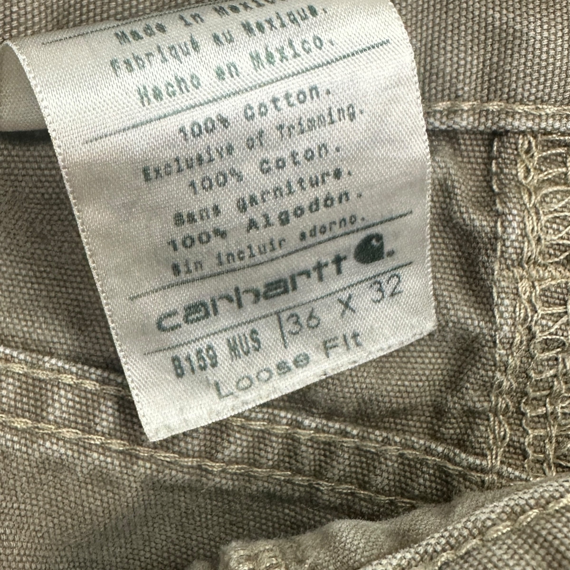 Vintage Carhartt Cargo Pants Mushroom/Tan