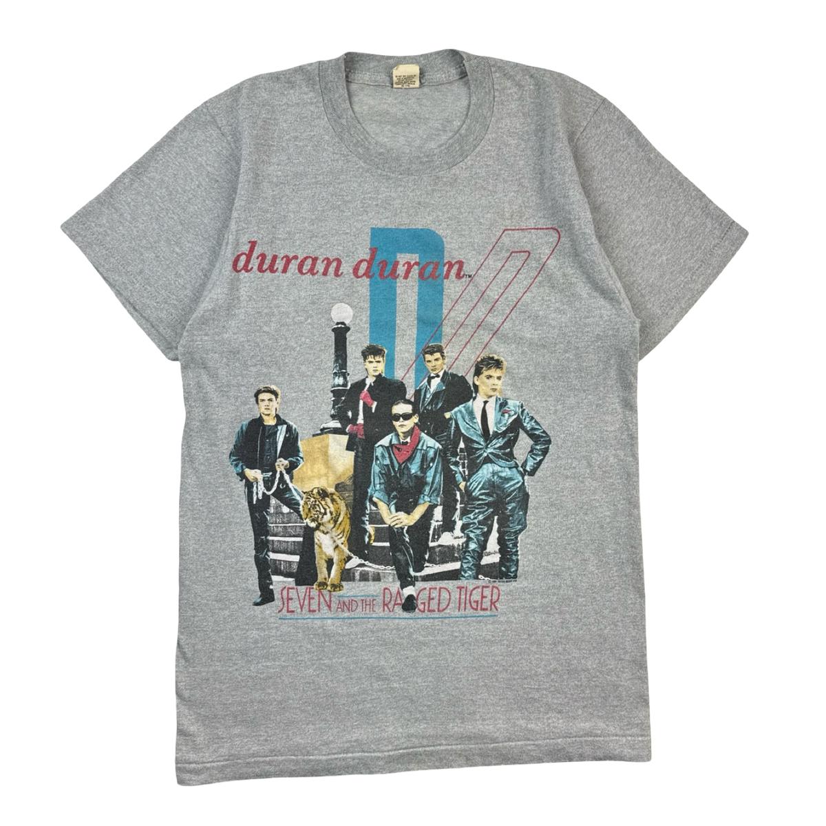 1982 Duran Duran ‘Seven and the Ragged Tiger’ Synth Pop Band Tour T-Shirt