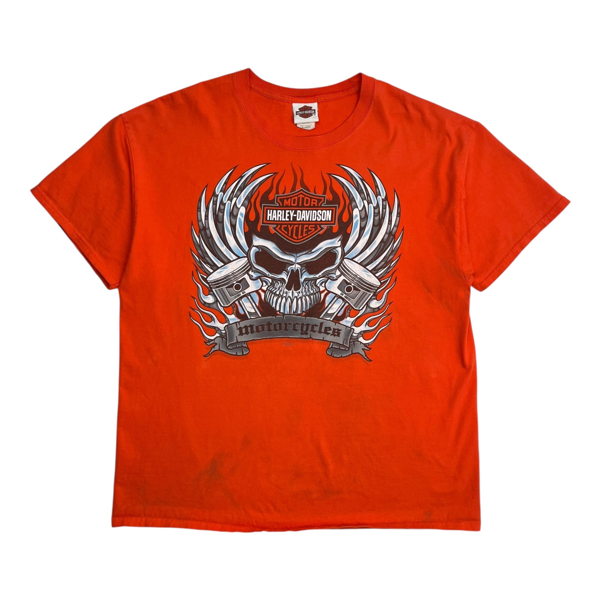 Harley Davidson Las Vegas Nevada T-Shirt Orange